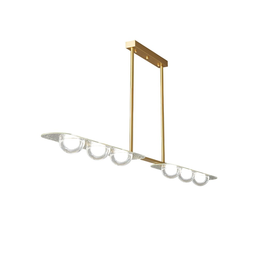Aurora Pendant Lamp Linear Glass Minimalist - Letslighting