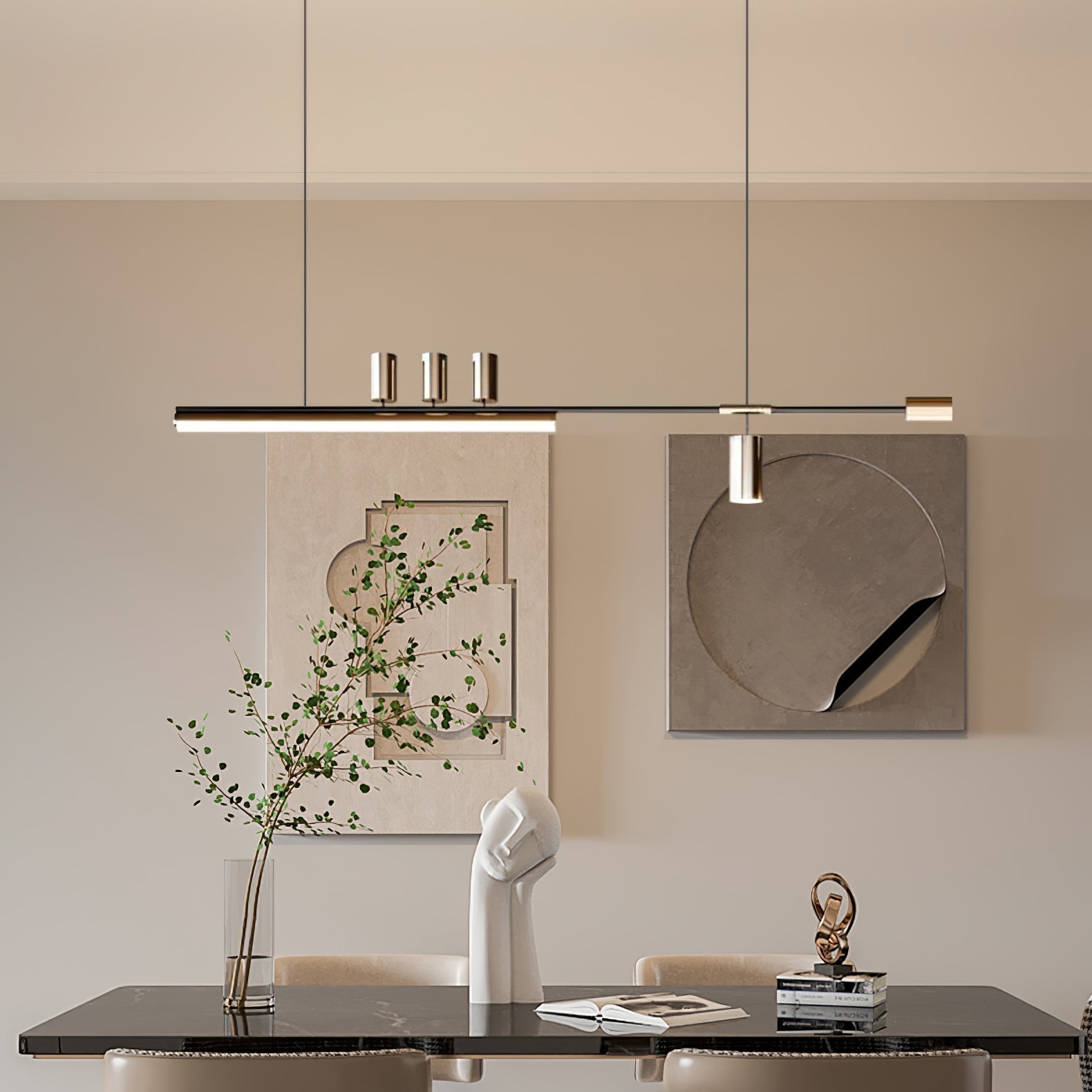 Linear Island Pendant Lamp - Letslighting