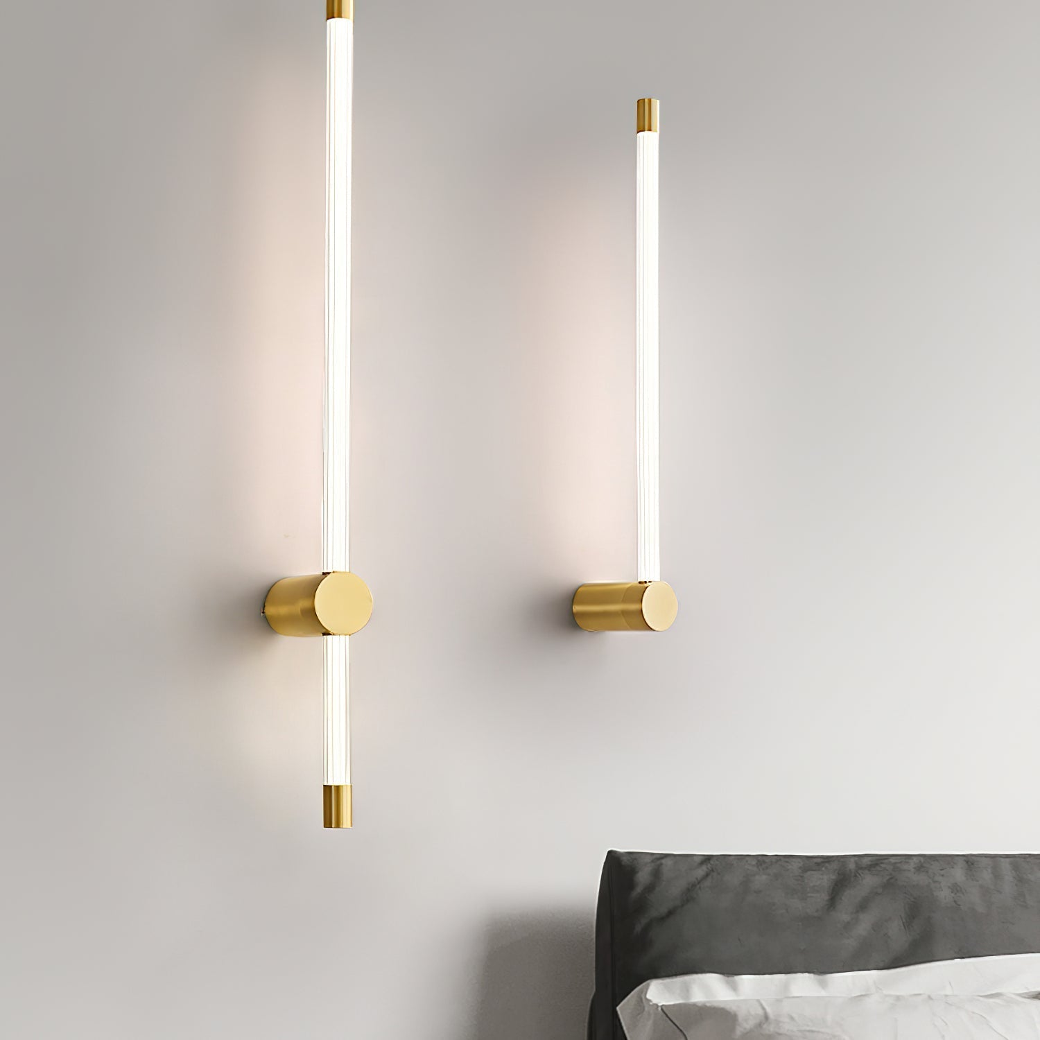Arisha Lámpara de Pared Lineal LED Dorada
