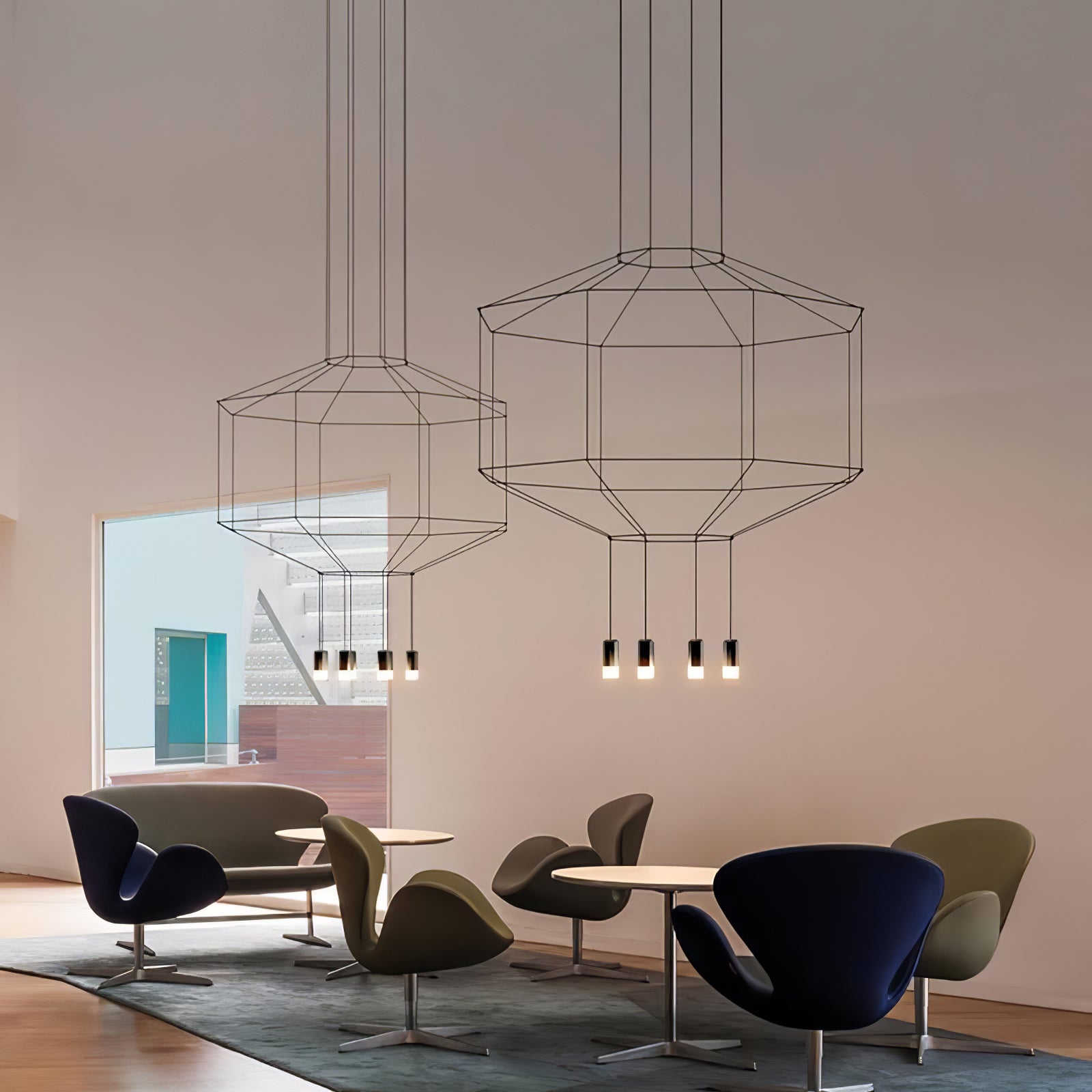 Geometric Lines Pendant Lamp - Letslighting
