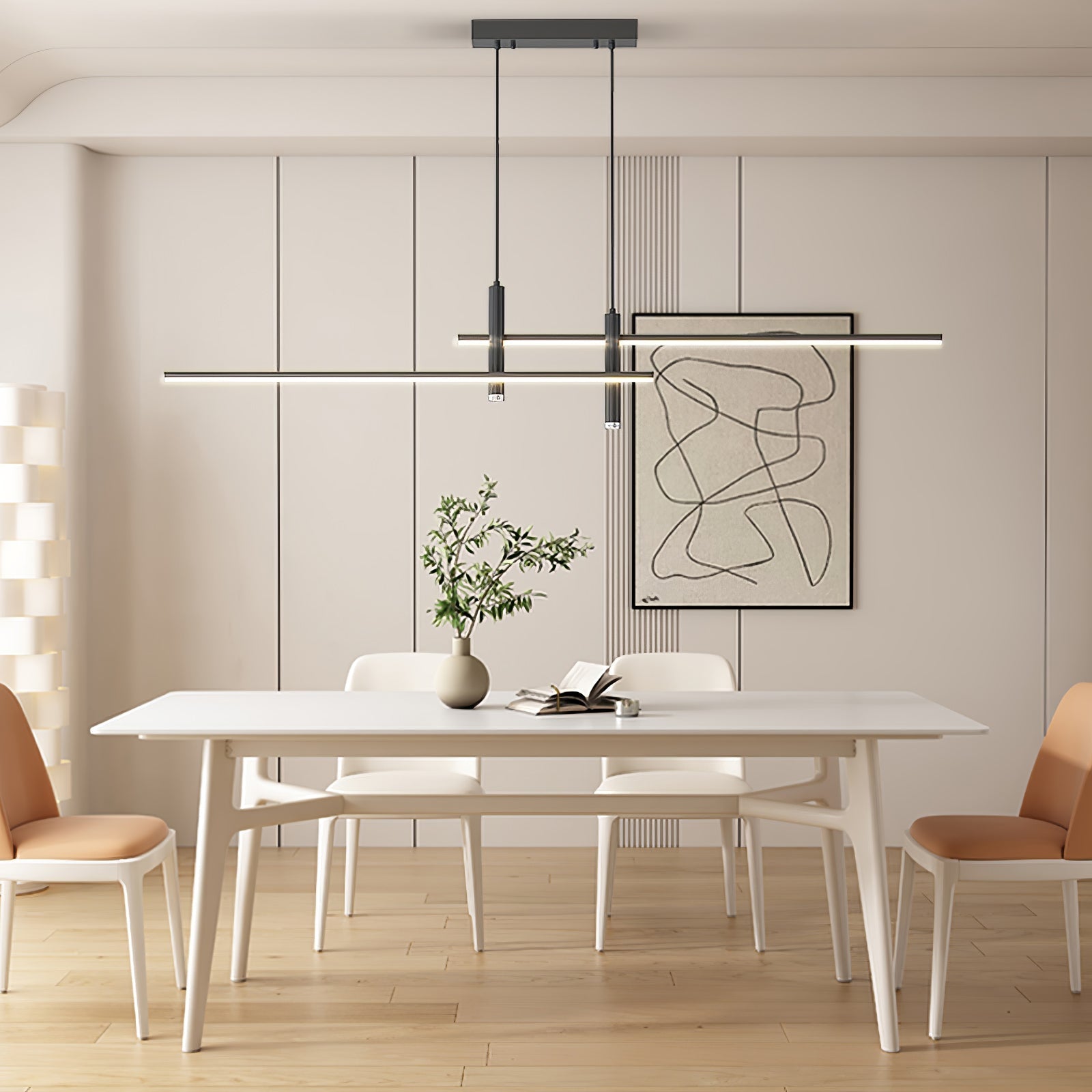 Arisha Lámpara Colgante Lineal Moderna para Comedor