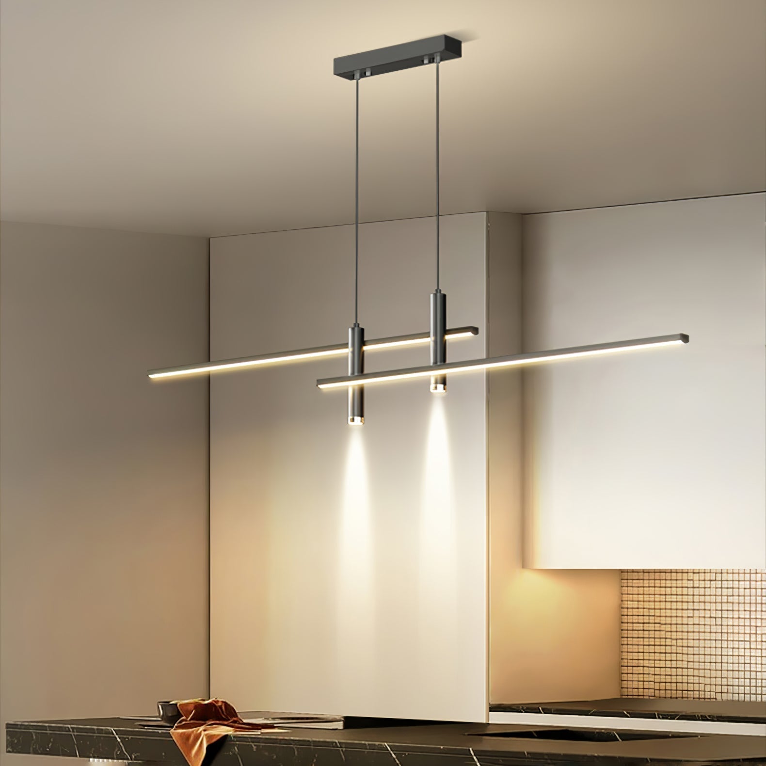 Arisha Lámpara Colgante Lineal Moderna para Comedor