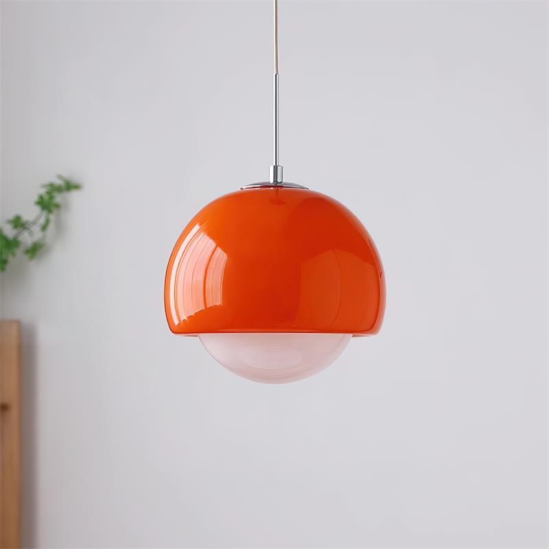 Pendant Light Glass Globe Retro Modern Style Colorful Soft Illumination - Letslighting