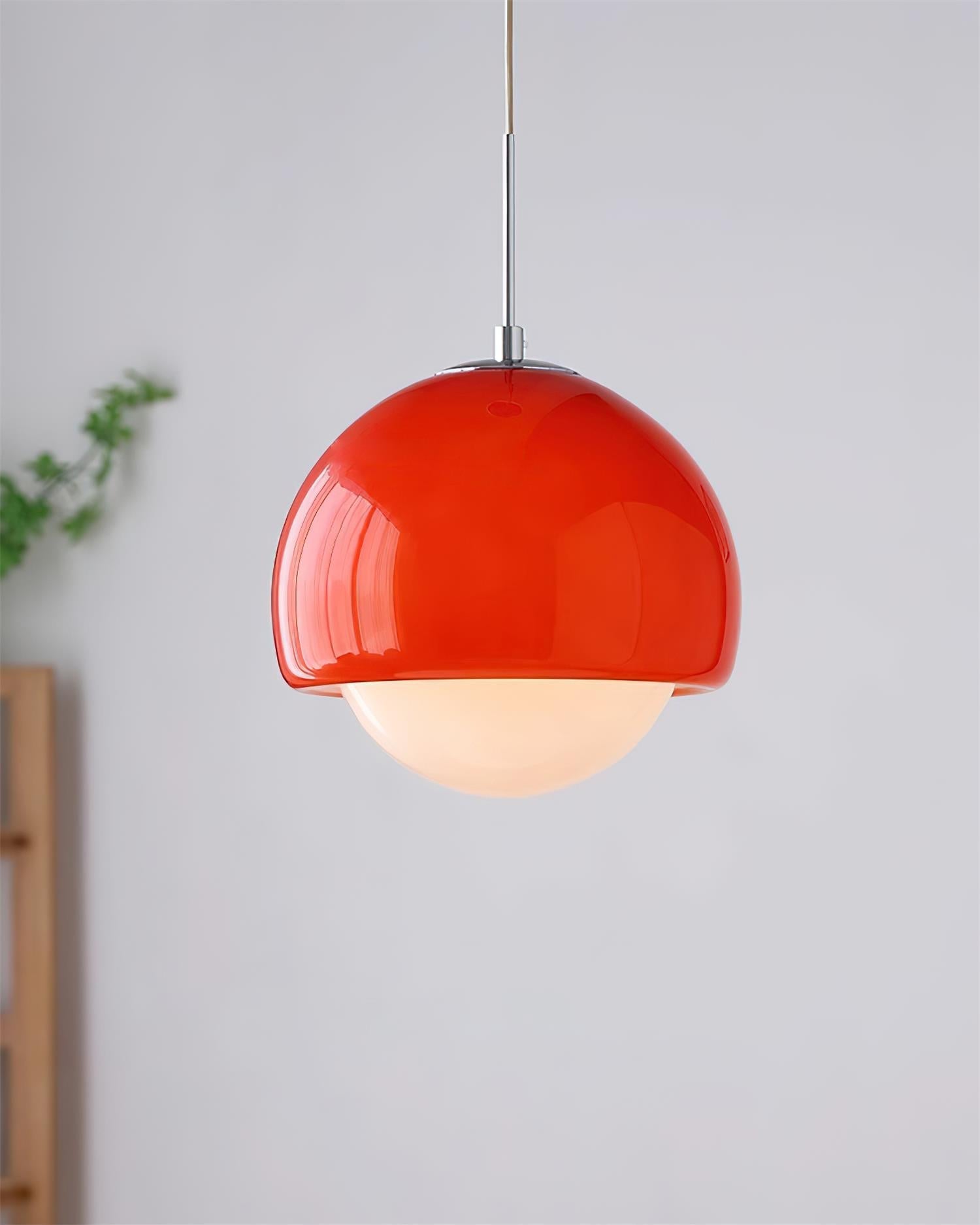 Pendant Light Glass Globe Retro Modern Style Colorful Soft Illumination - Letslighting