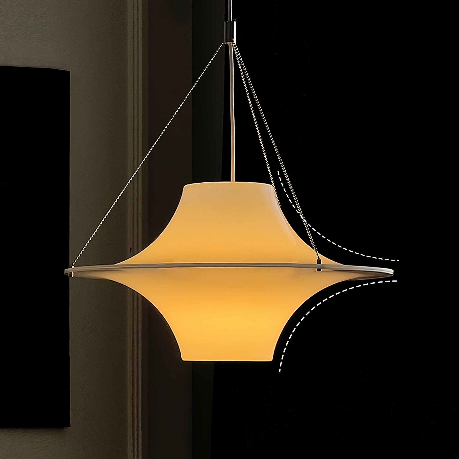 Alsolarae Individual Creativity Plastic Metal Pendant Lamp - Lamp Copper