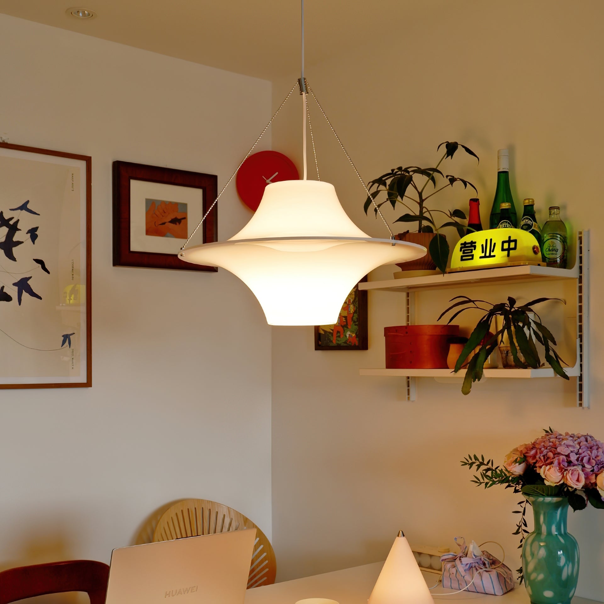 Alsolarae Individual Creativity Plastic Metal Pendant Lamp - Lamp Copper
