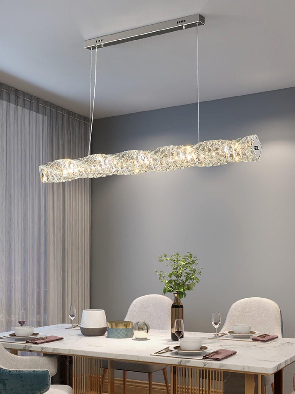 Long Crystal Pendant Lamp - Letslighting