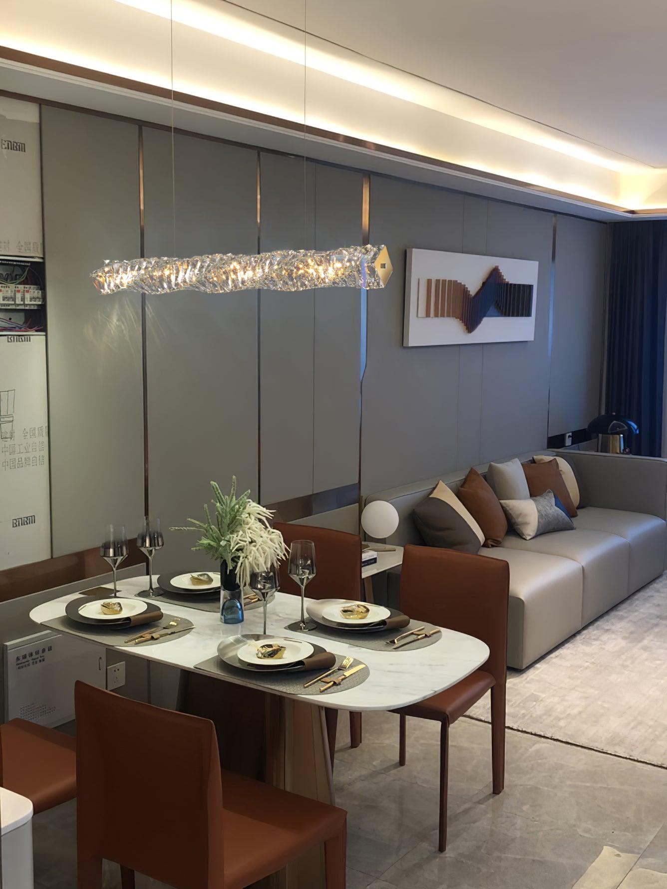 Long Crystal Pendant Lamp - Letslighting