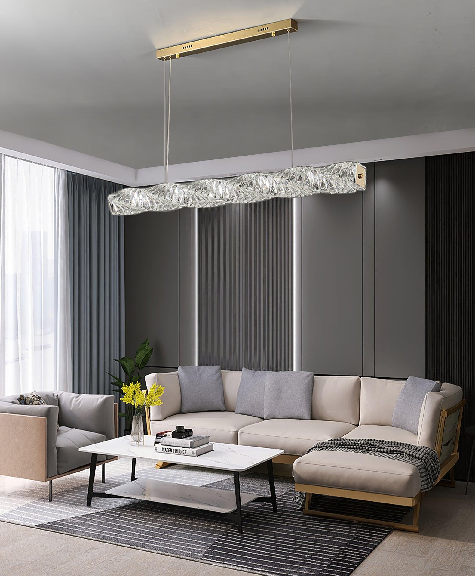 Long Crystal Pendant Lamp - Letslighting