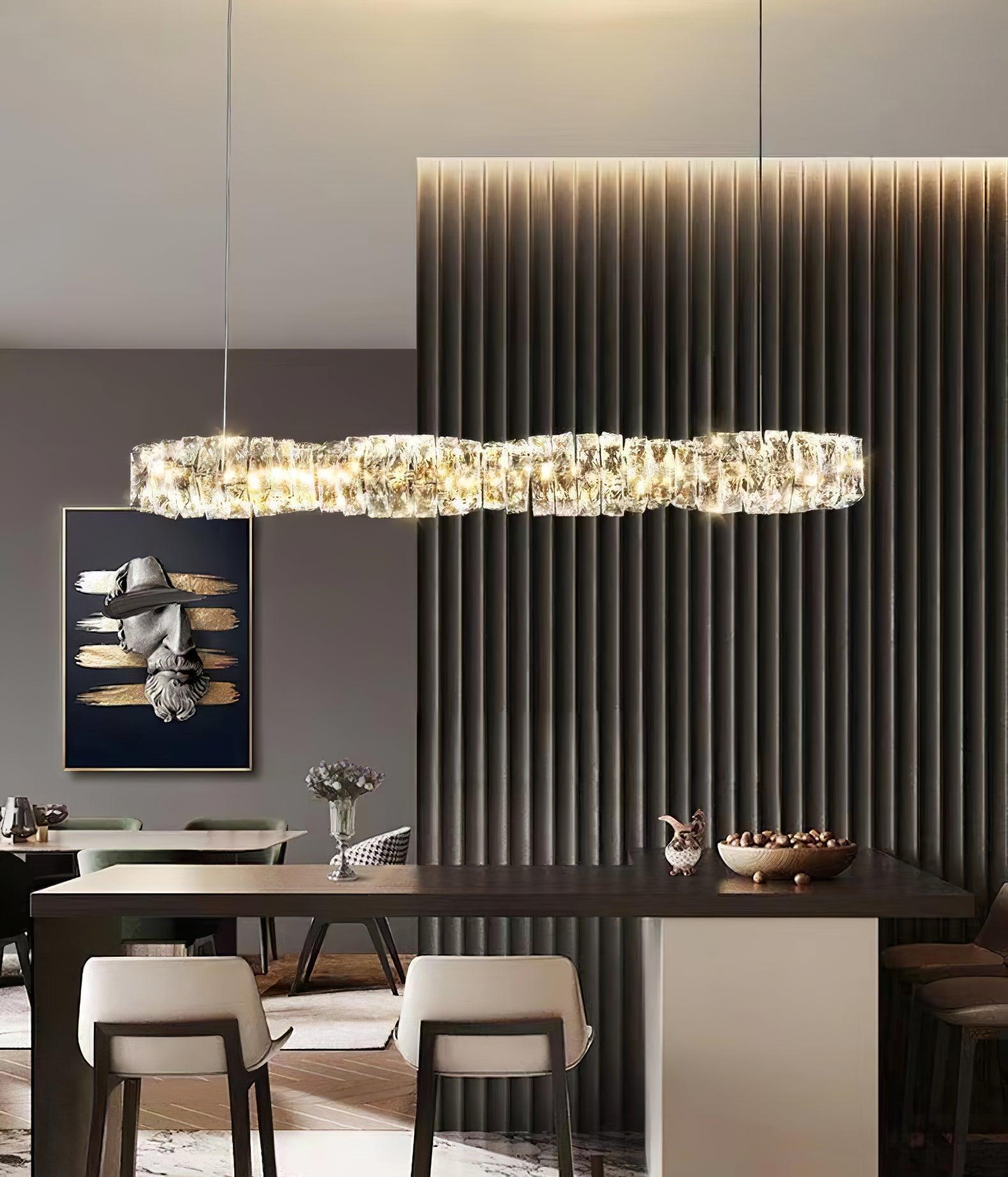 Long Crystal Pendant Lamp - Letslighting
