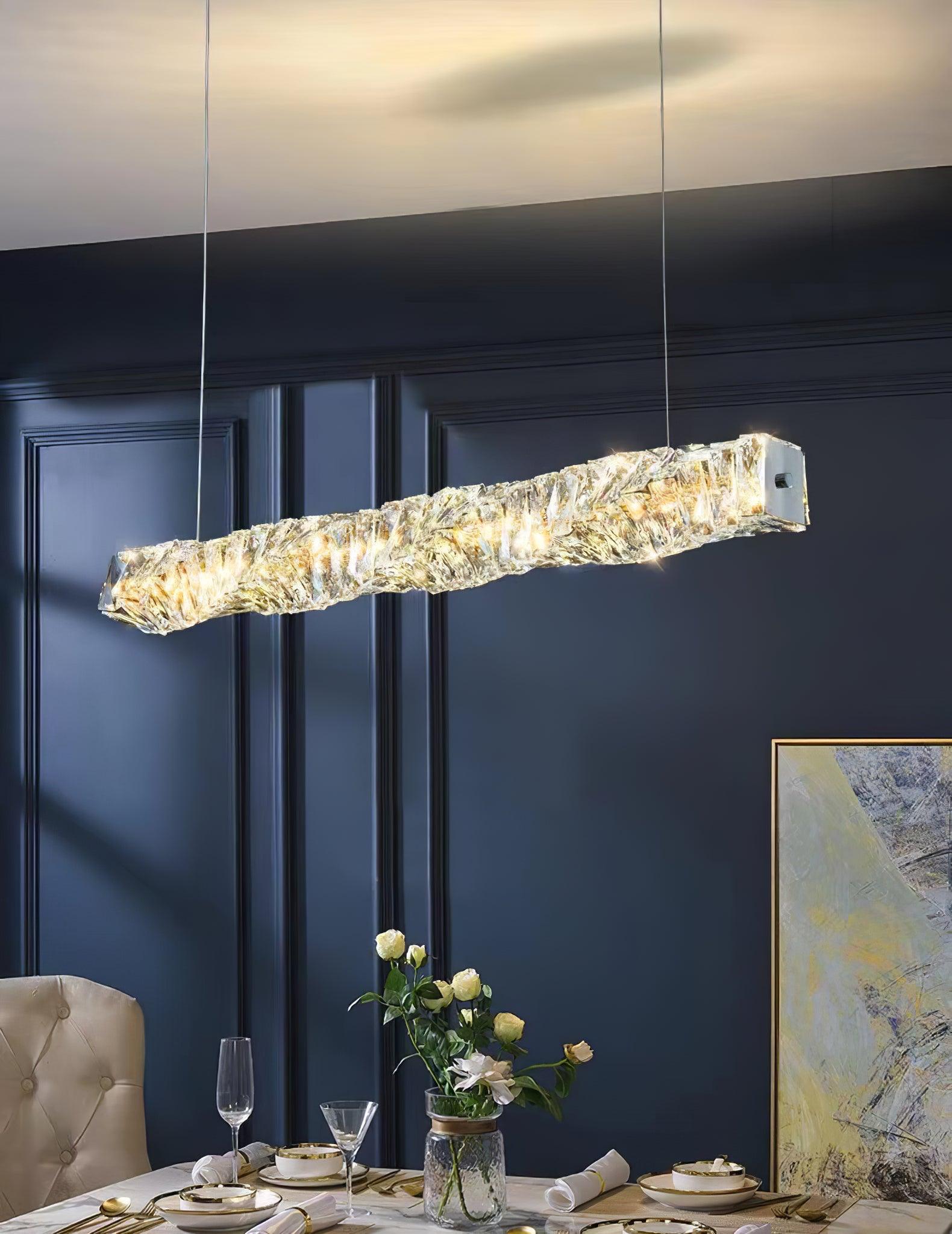 Long Crystal Pendant Lamp - Letslighting