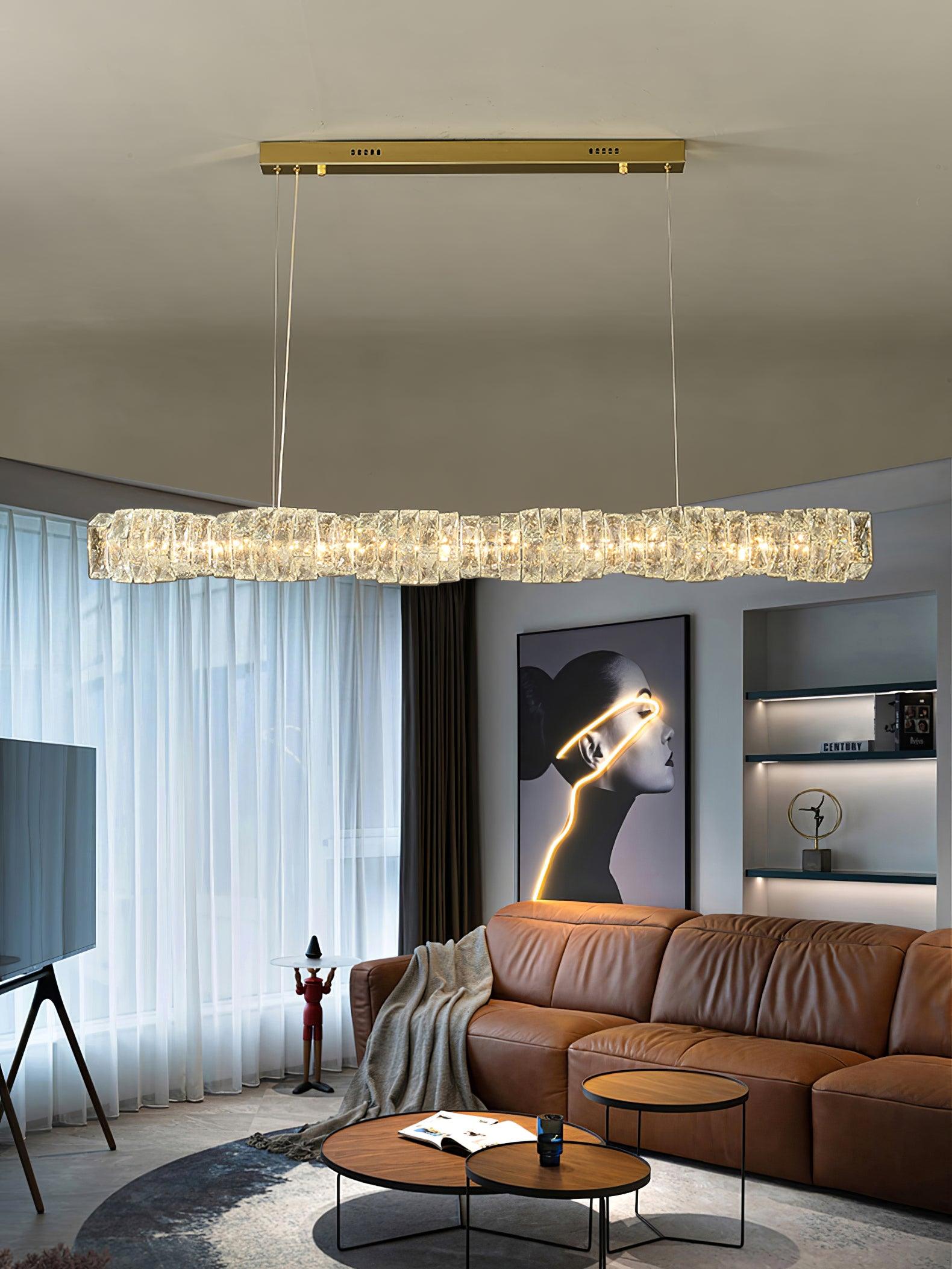 Long Crystal Pendant Lamp - Letslighting