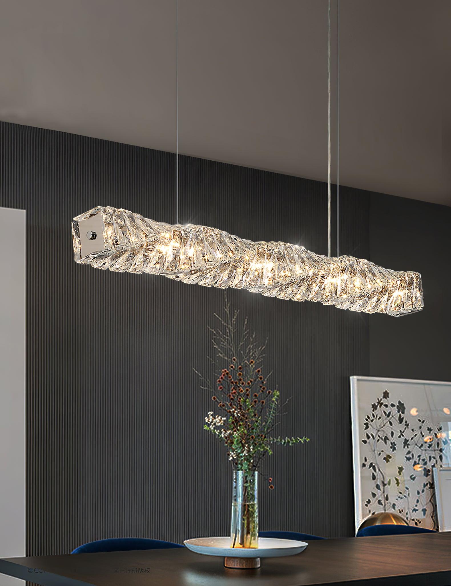 Long Crystal Pendant Lamp - Letslighting