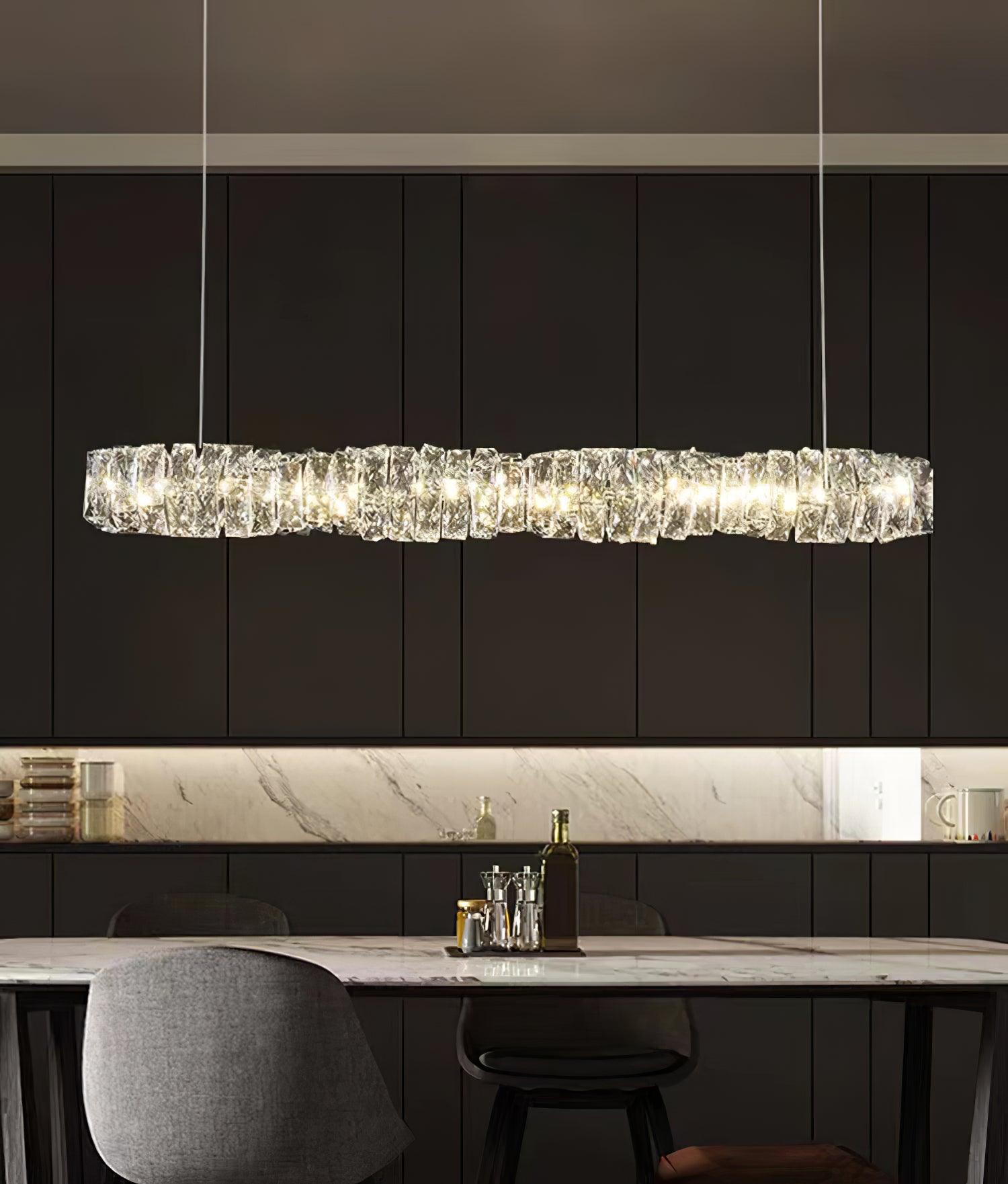 Long Crystal Pendant Lamp - Letslighting