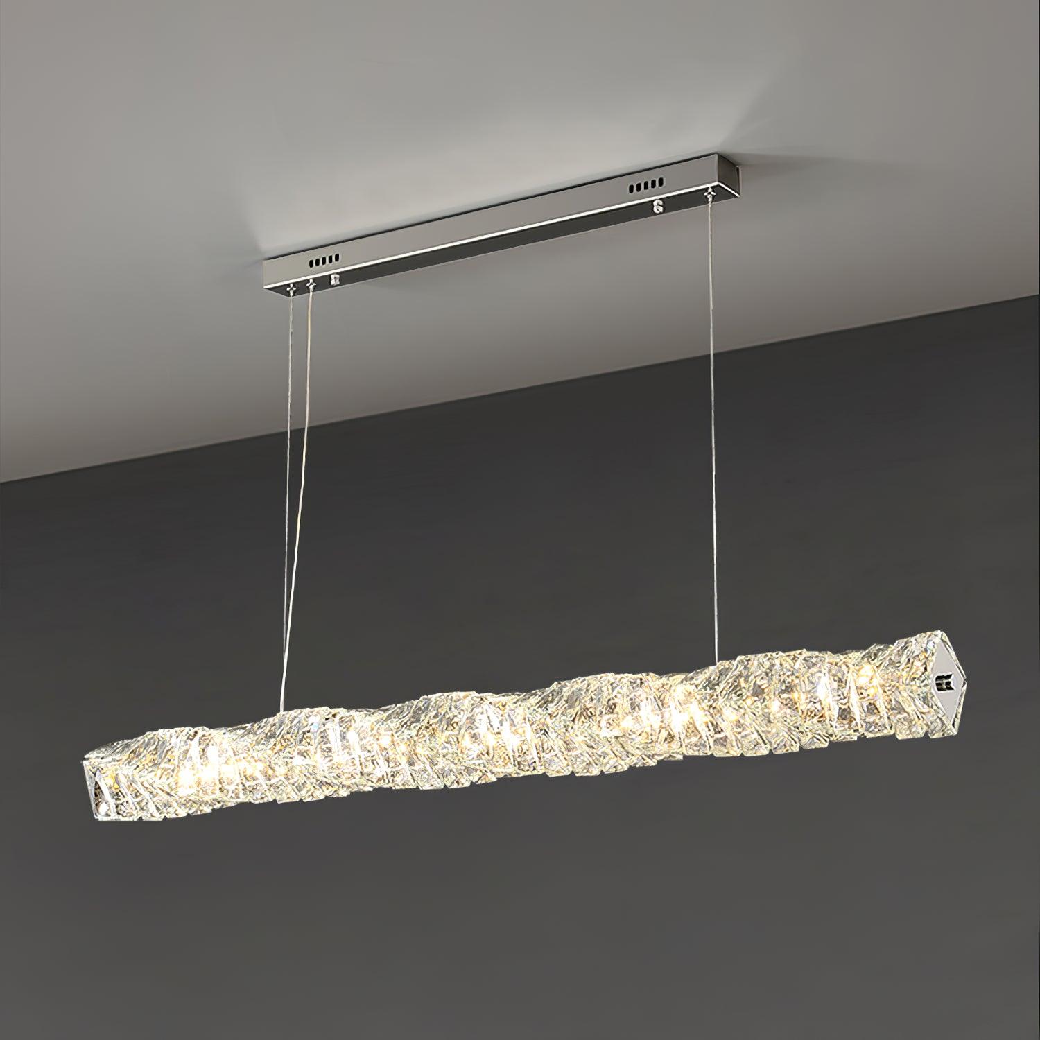 Long Crystal Pendant Lamp - Letslighting