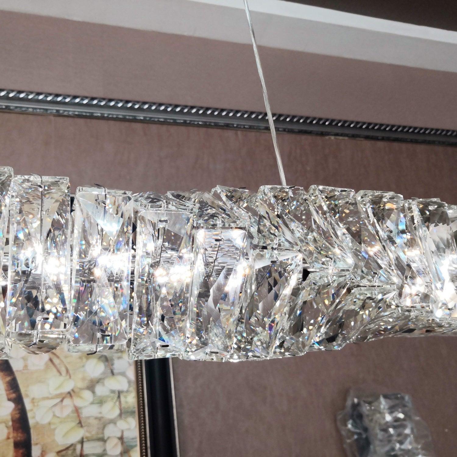 Long Crystal Pendant Lamp - Letslighting