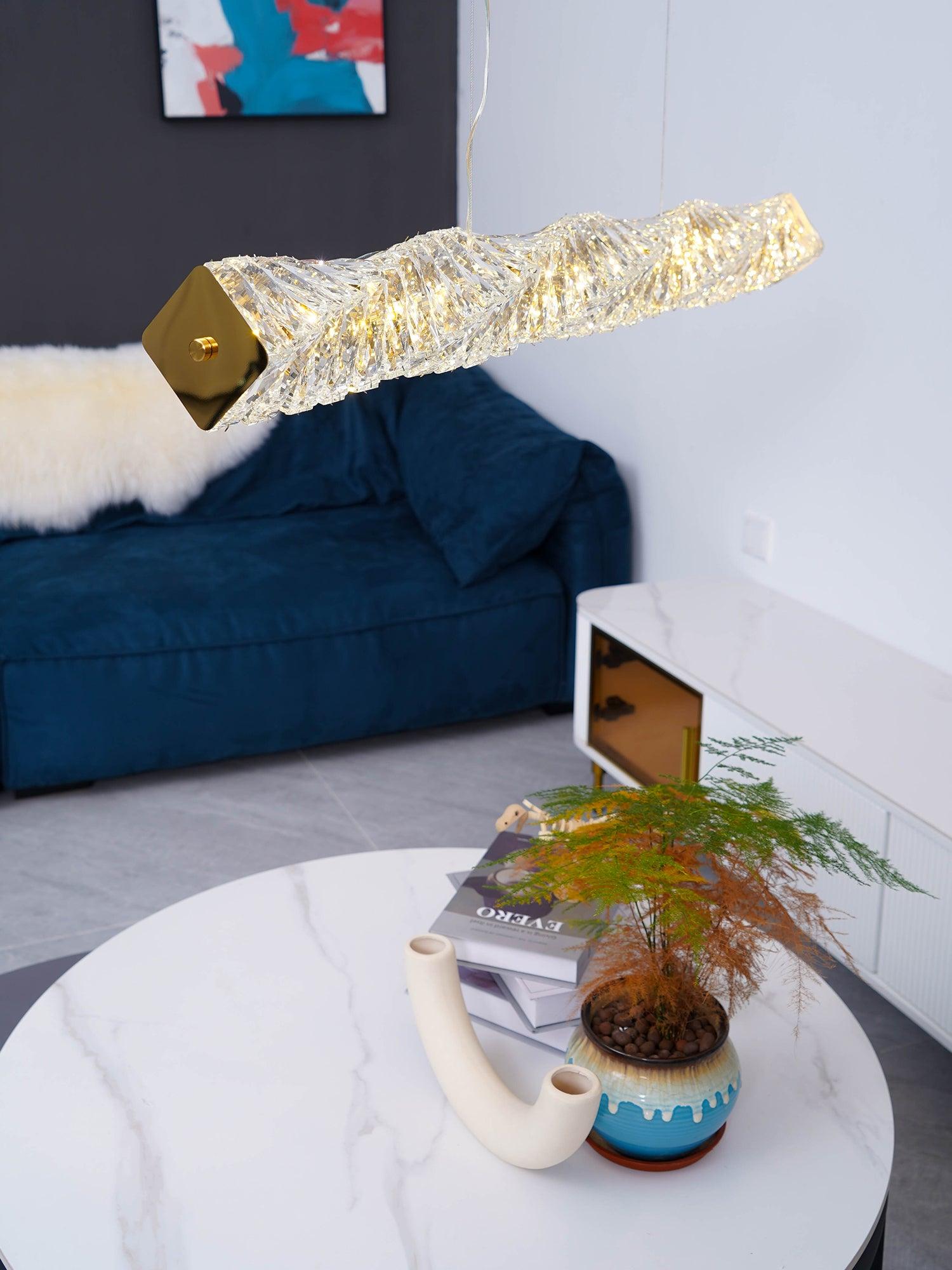Long Crystal Pendant Lamp - Letslighting