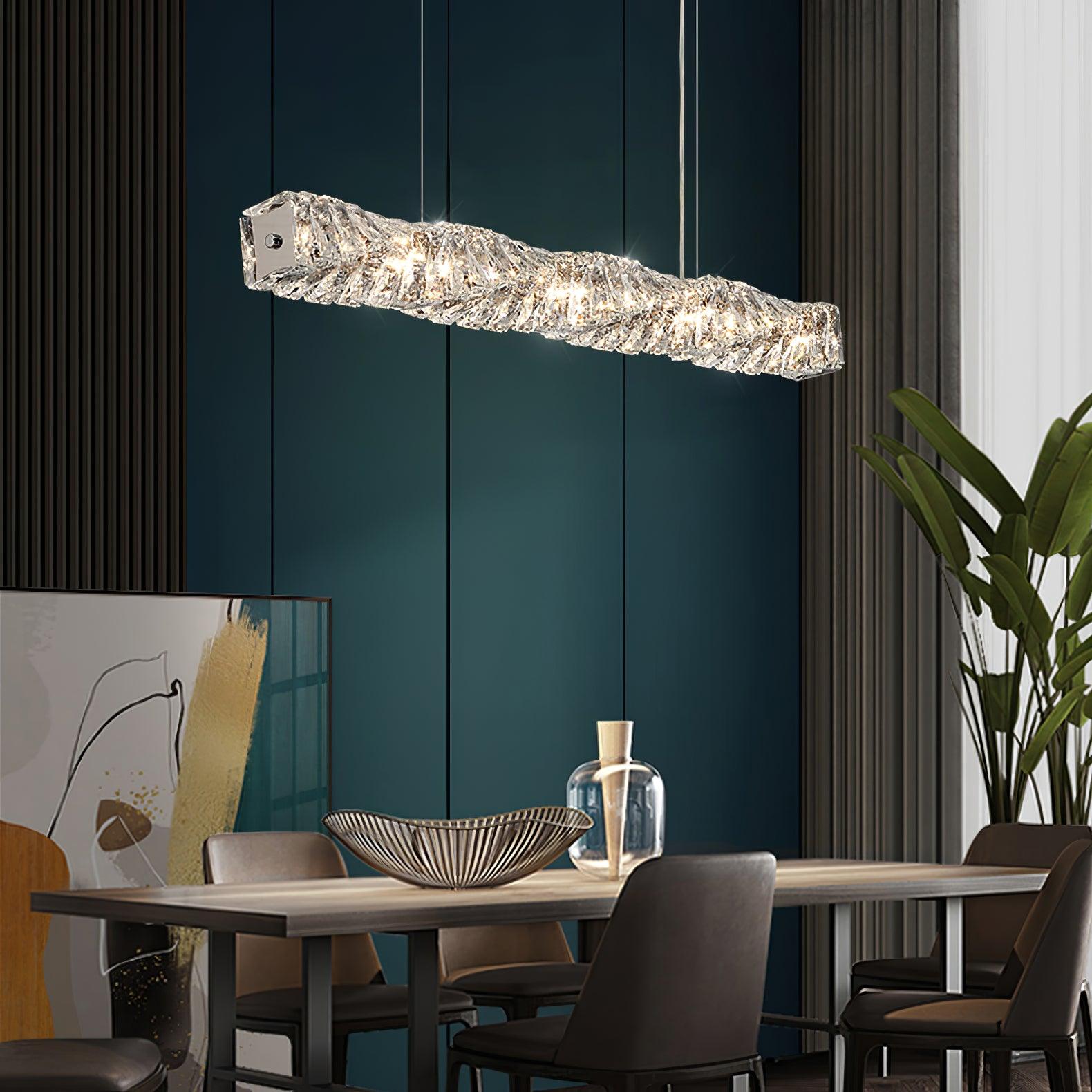 Long Crystal Pendant Lamp - Letslighting