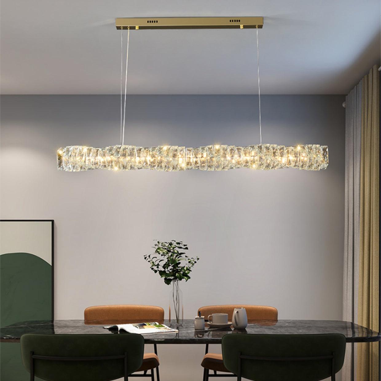 Long Crystal Pendant Lamp - Letslighting