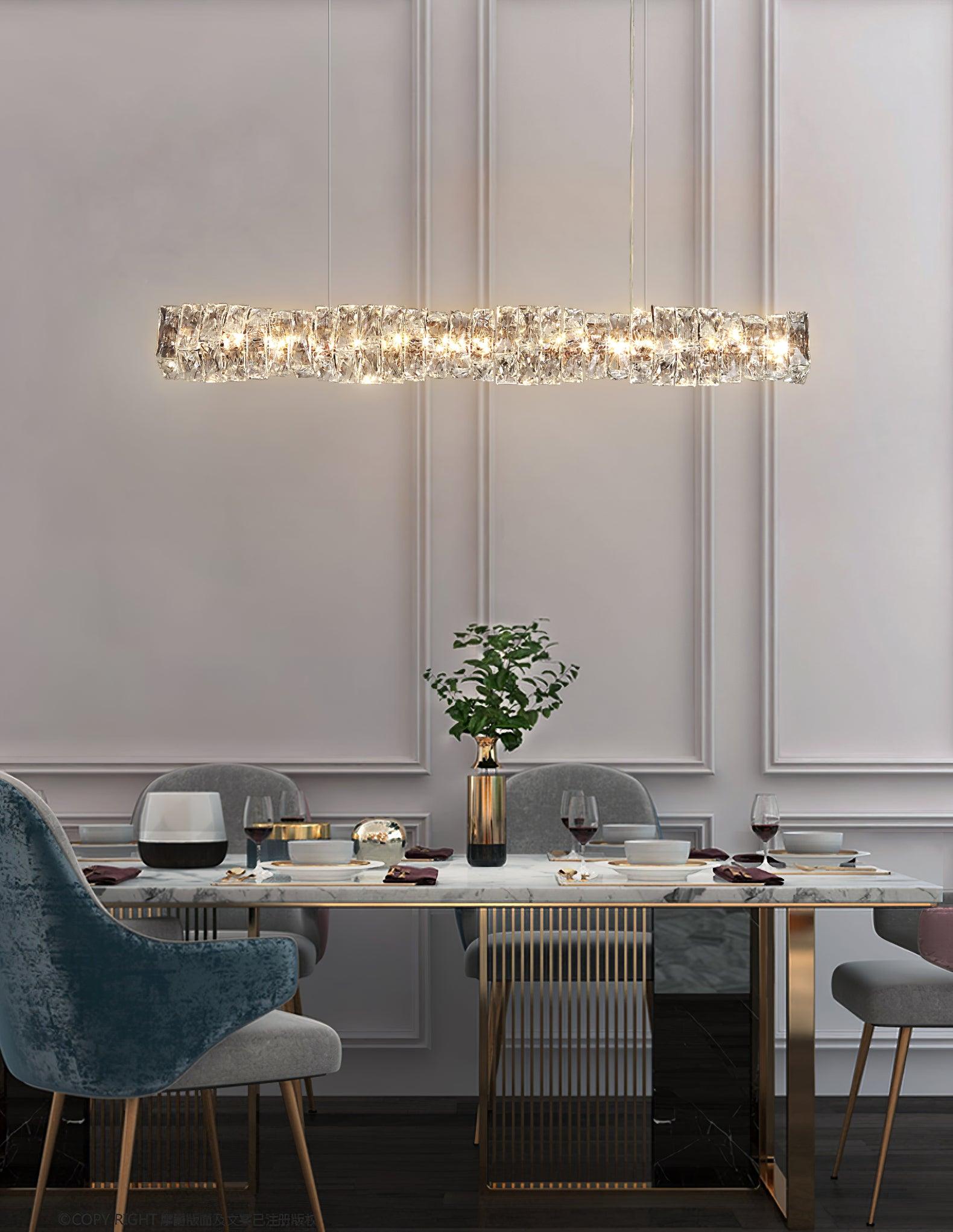 Long Crystal Pendant Lamp - Letslighting