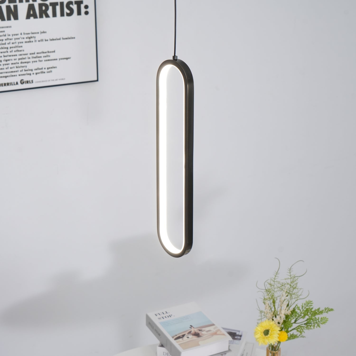 Long Oval LED Pendant Lamp - Letslighting