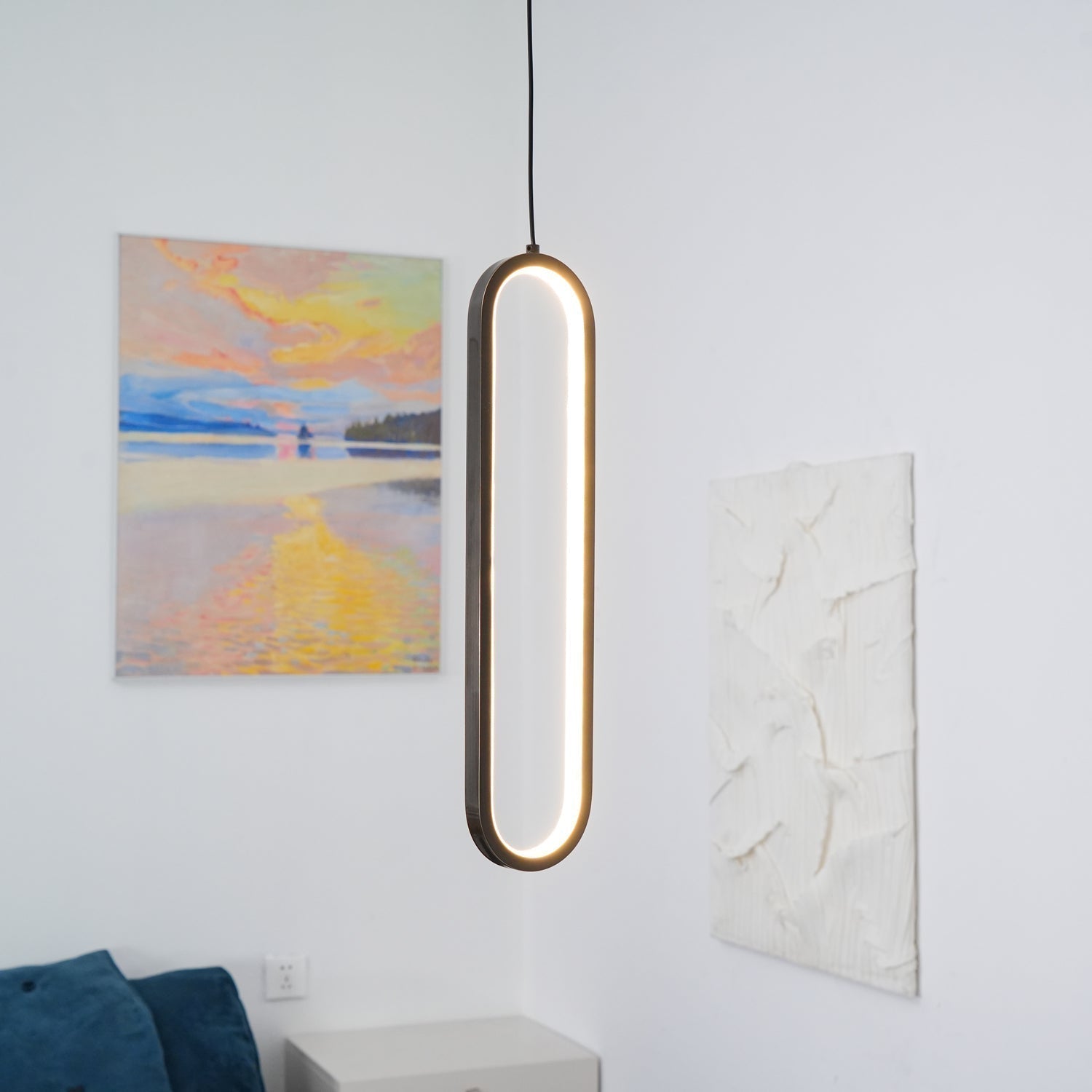 Long Oval LED Pendant Lamp - Letslighting