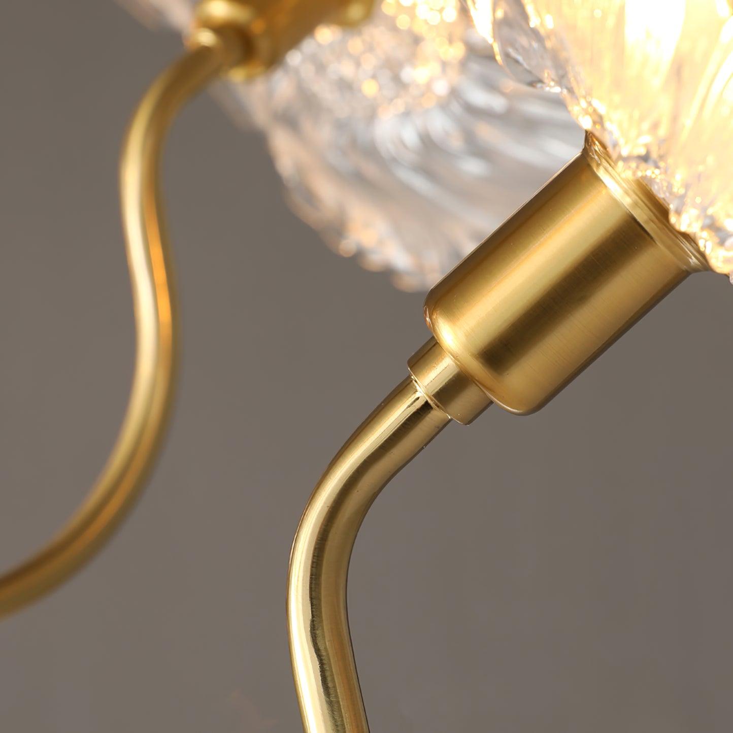 Lotus Leaf Glass Chandelier - Letslighting