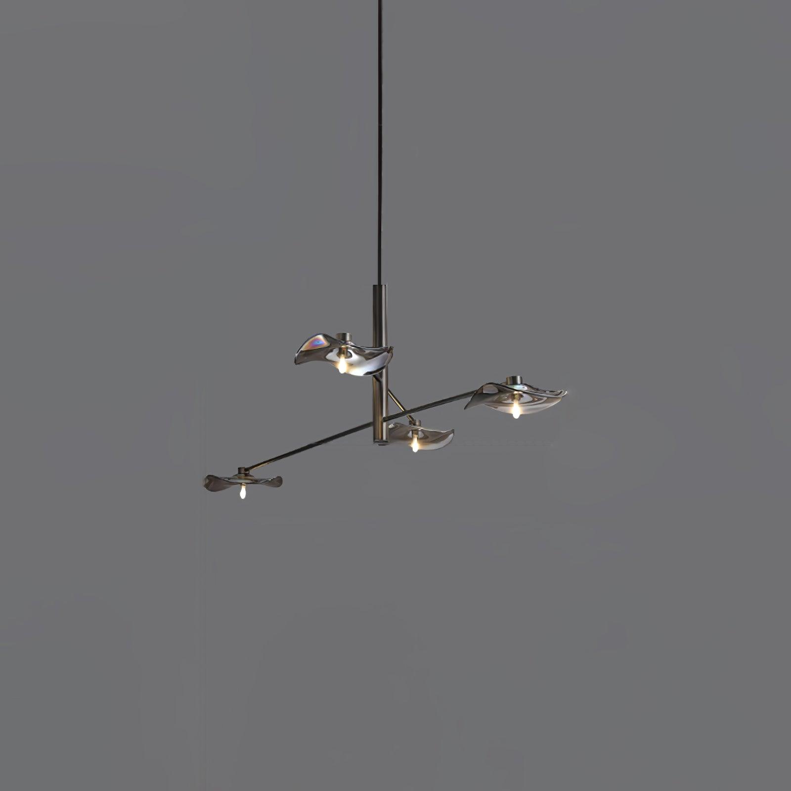 Lotus Leaves Glass Chandelier - Letslighting