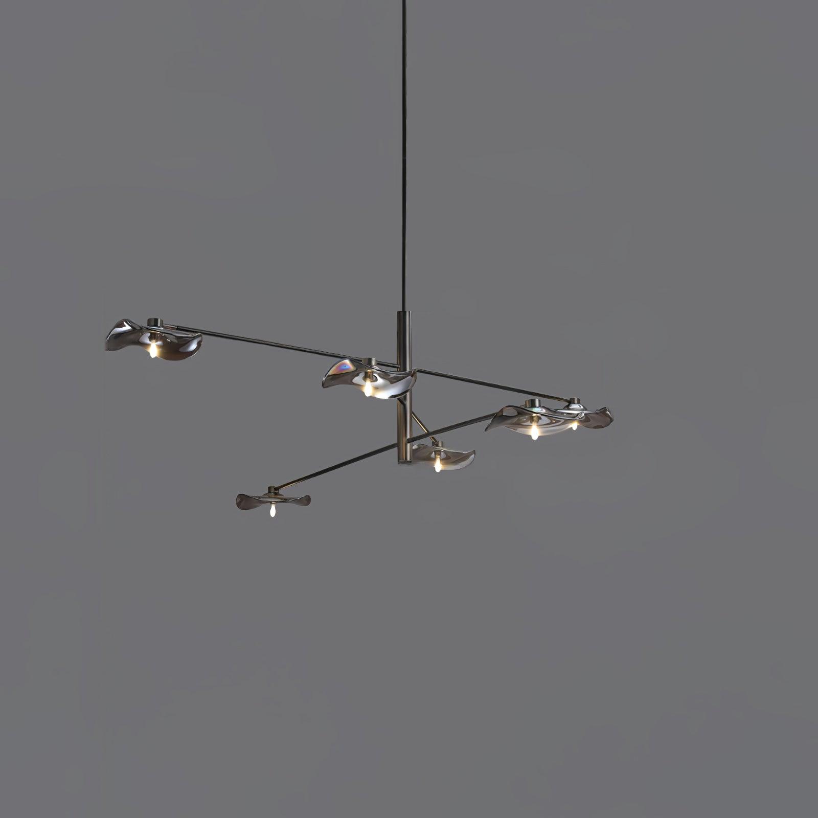 Lotus Leaves Glass Chandelier - Letslighting
