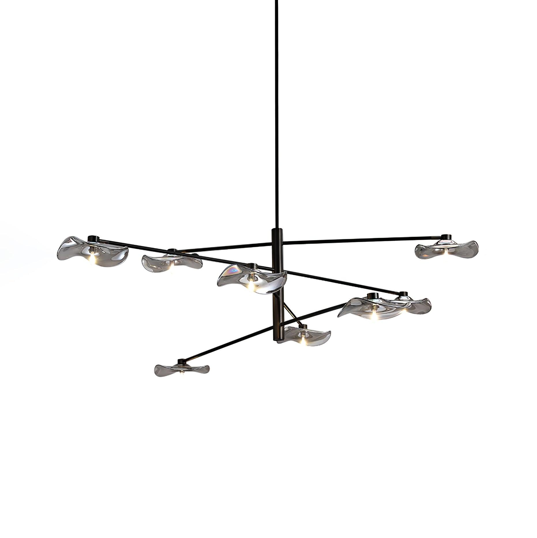 Lotus Leaves Glass Chandelier - Letslighting
