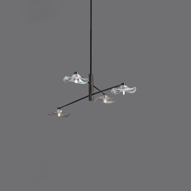 Lotus Leaves Glass Chandelier - Letslighting