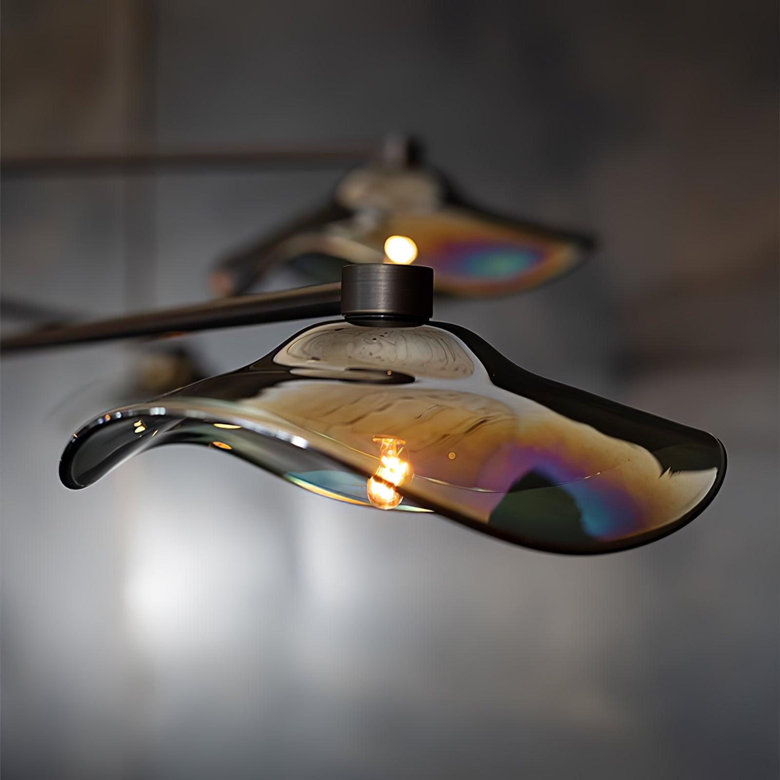 Lotus Leaves Glass Chandelier - Letslighting