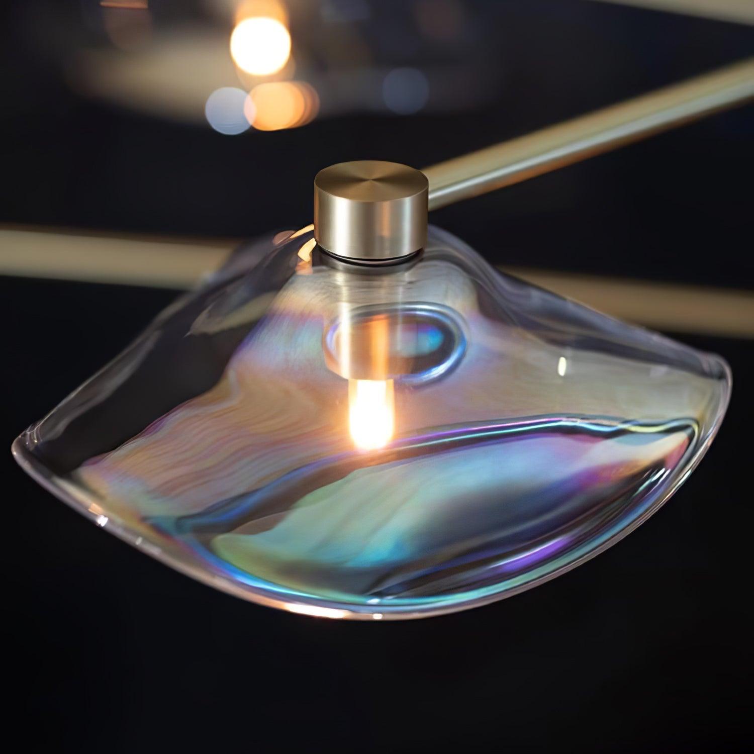 Lotus Leaves Glass Chandelier - Letslighting
