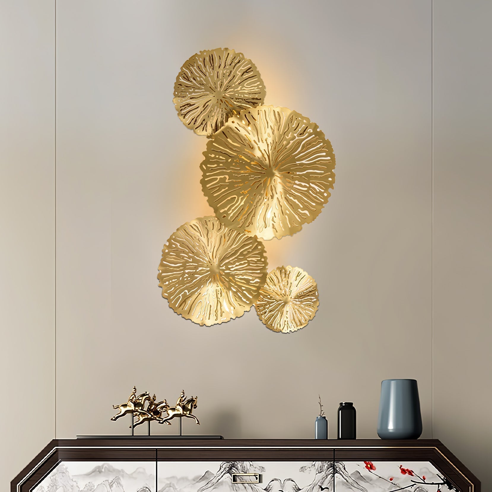 Lotus Leaf Wall Sconce - Letslighting