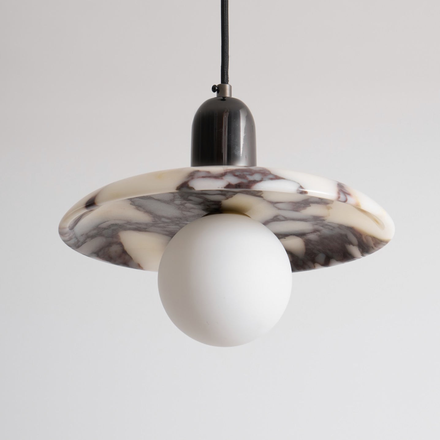 Ulcaran Modern Minimalist Marble Metal Pendant Lamp - Lamp Copper