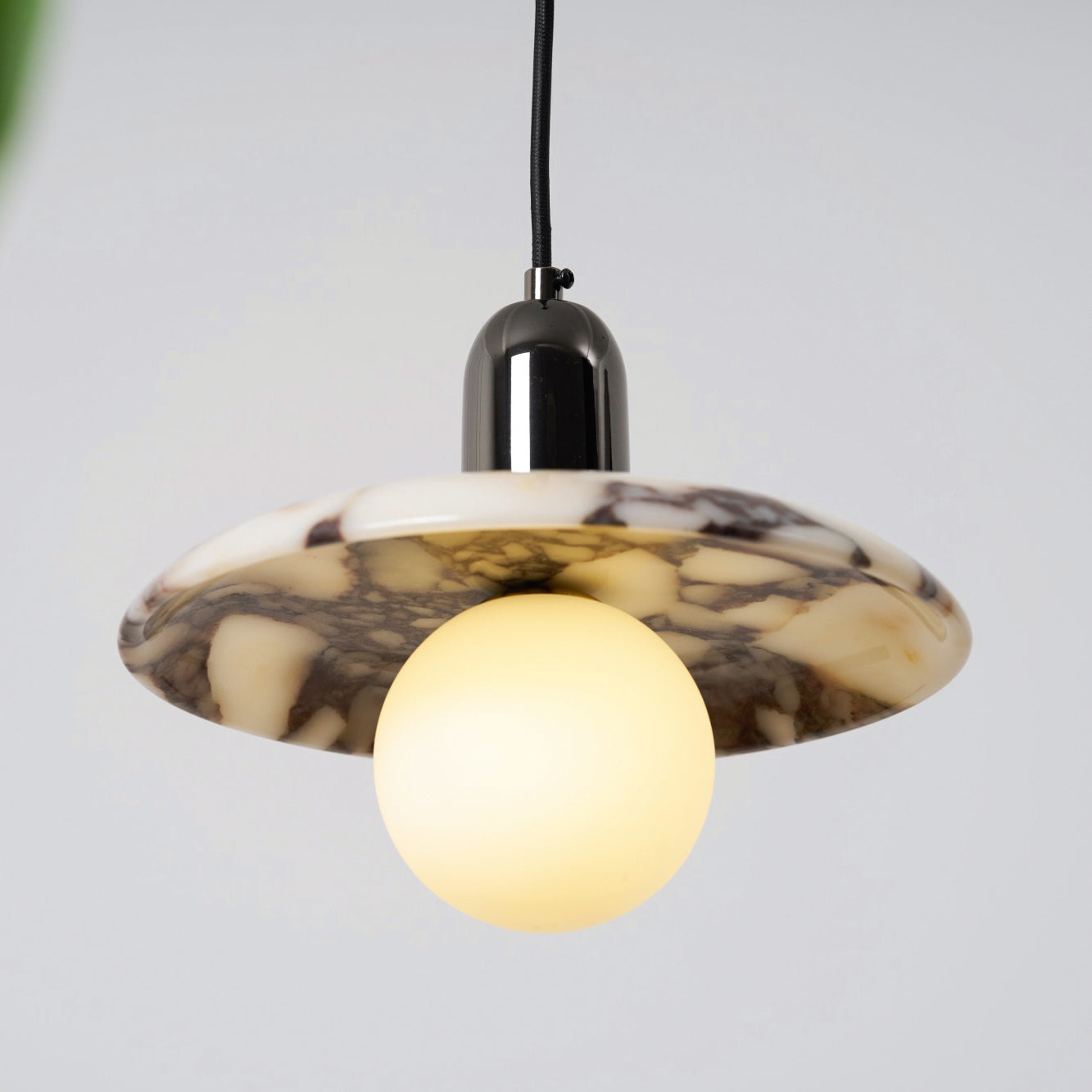 Ulcaran Modern Minimalist Marble Metal Pendant Lamp - Lamp Copper