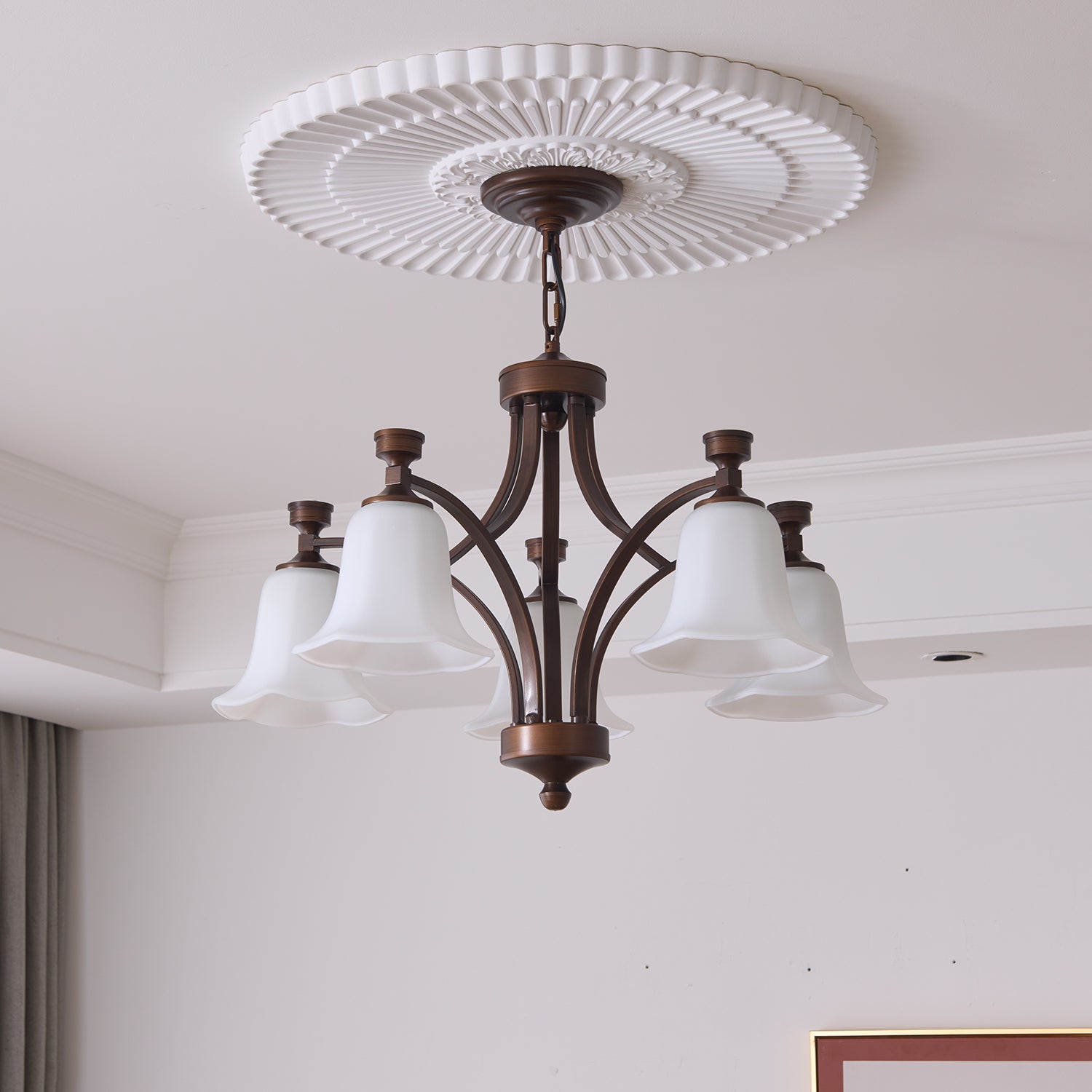 Lucian Bell Chandelier - Letslighting