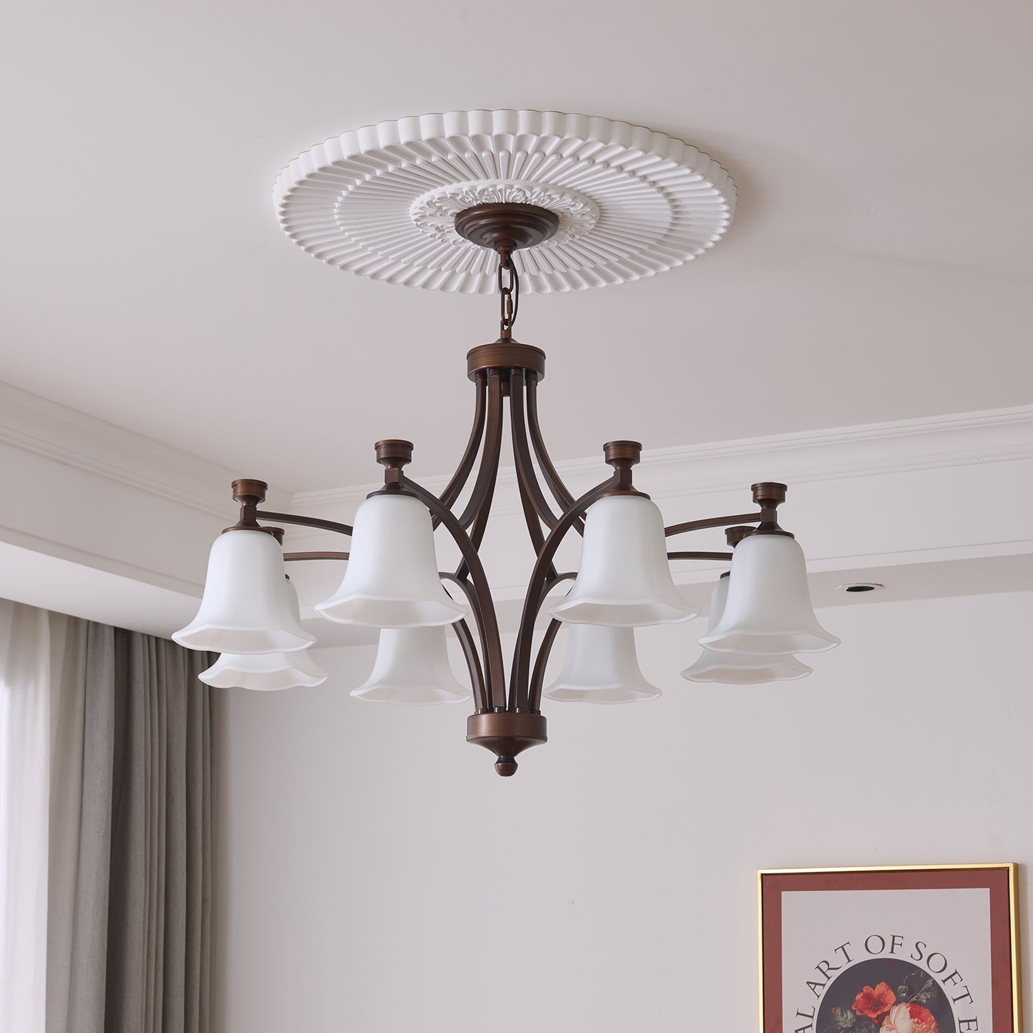 Lucian Bell Chandelier - Letslighting