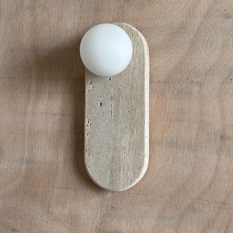 Syraeia Modern Minimalist Marble Jade Wall Lamp - Lamp Copper