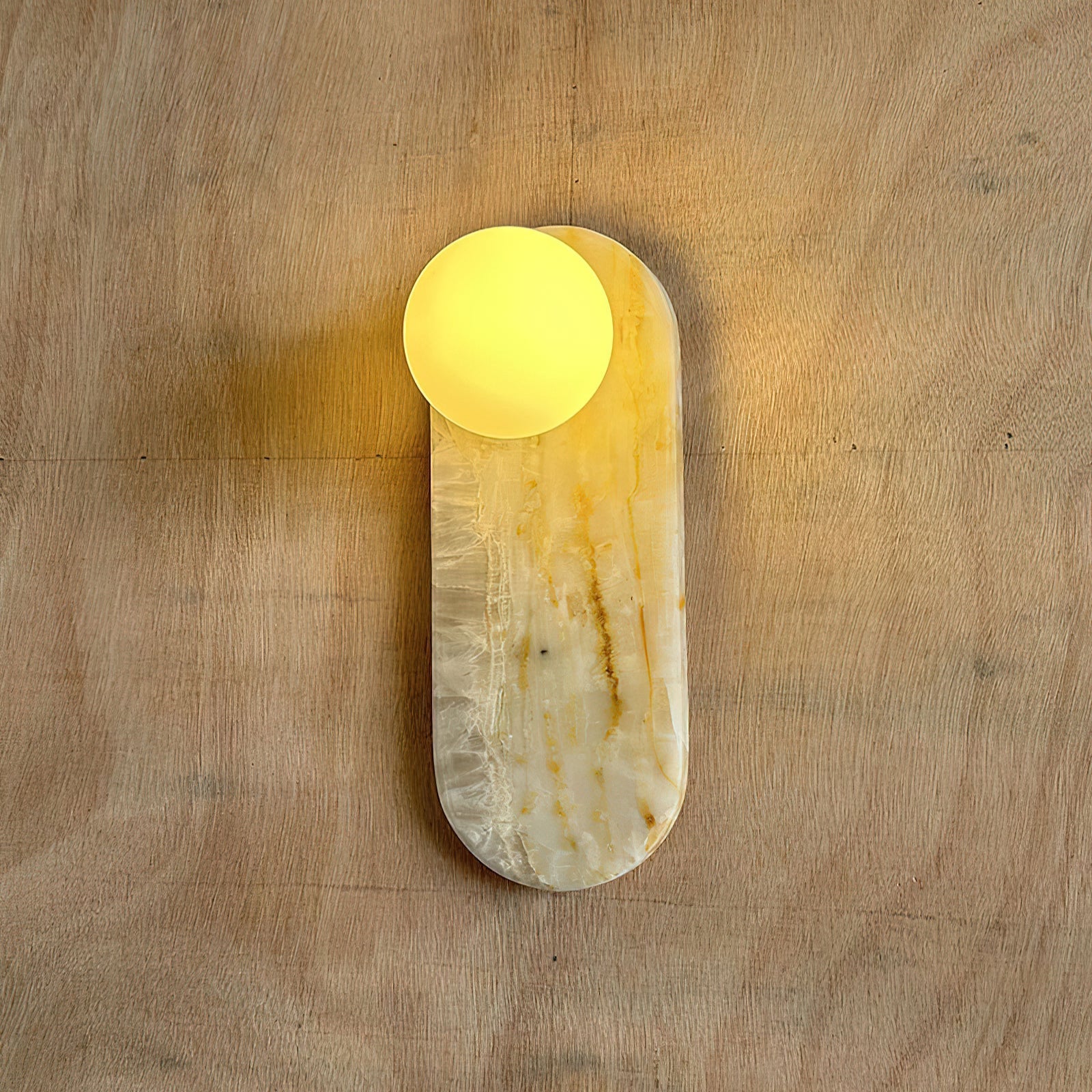 Comarion Premium Nordic Art White Marble Jade Sconce Wall Lamp - Lamp Copper