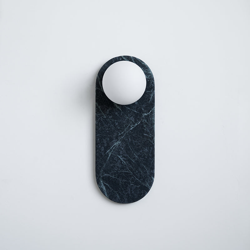 Avi Lámpara de Pared Ovalada de Mármol