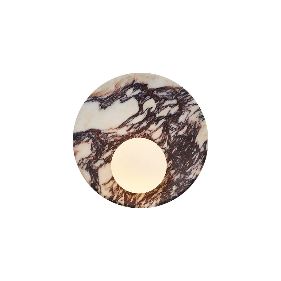 Uphae Premium Nordic Round Marble Glass Wall Lamp - Lamp Copper