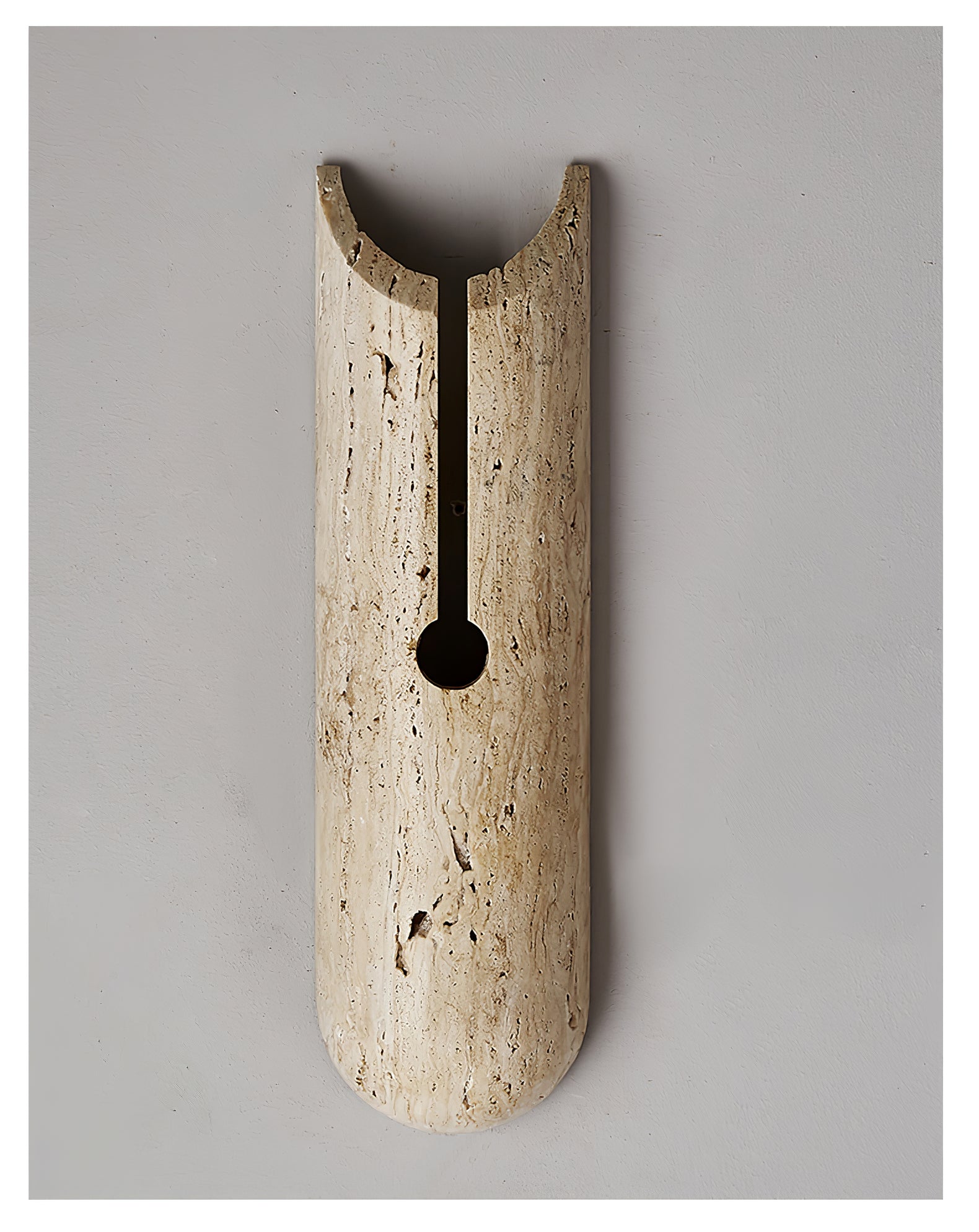Elraeila Rustic Travertine Wall Light - Letslighting