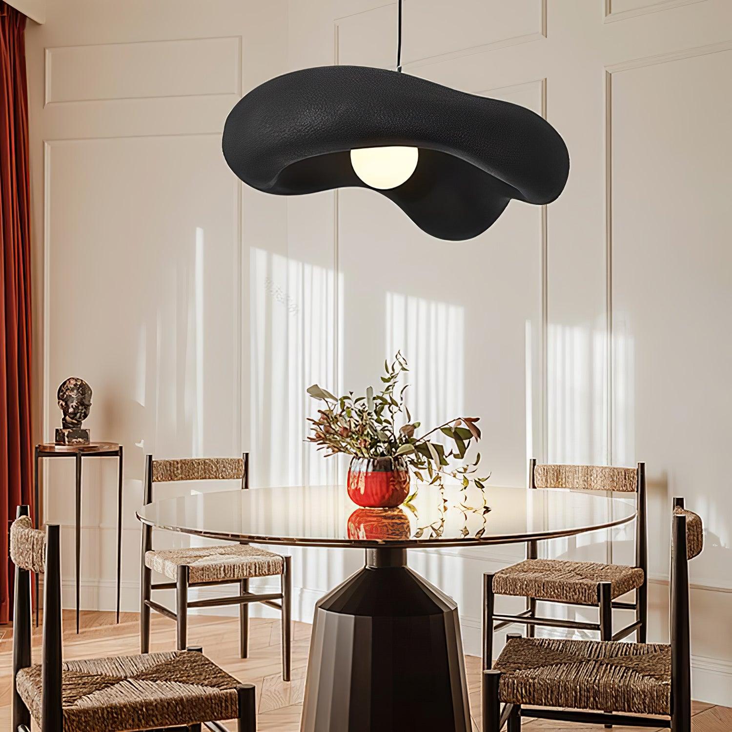 Avi Lámpara Colgante para Sala de Estar Estilo Wabi Sabi Natural