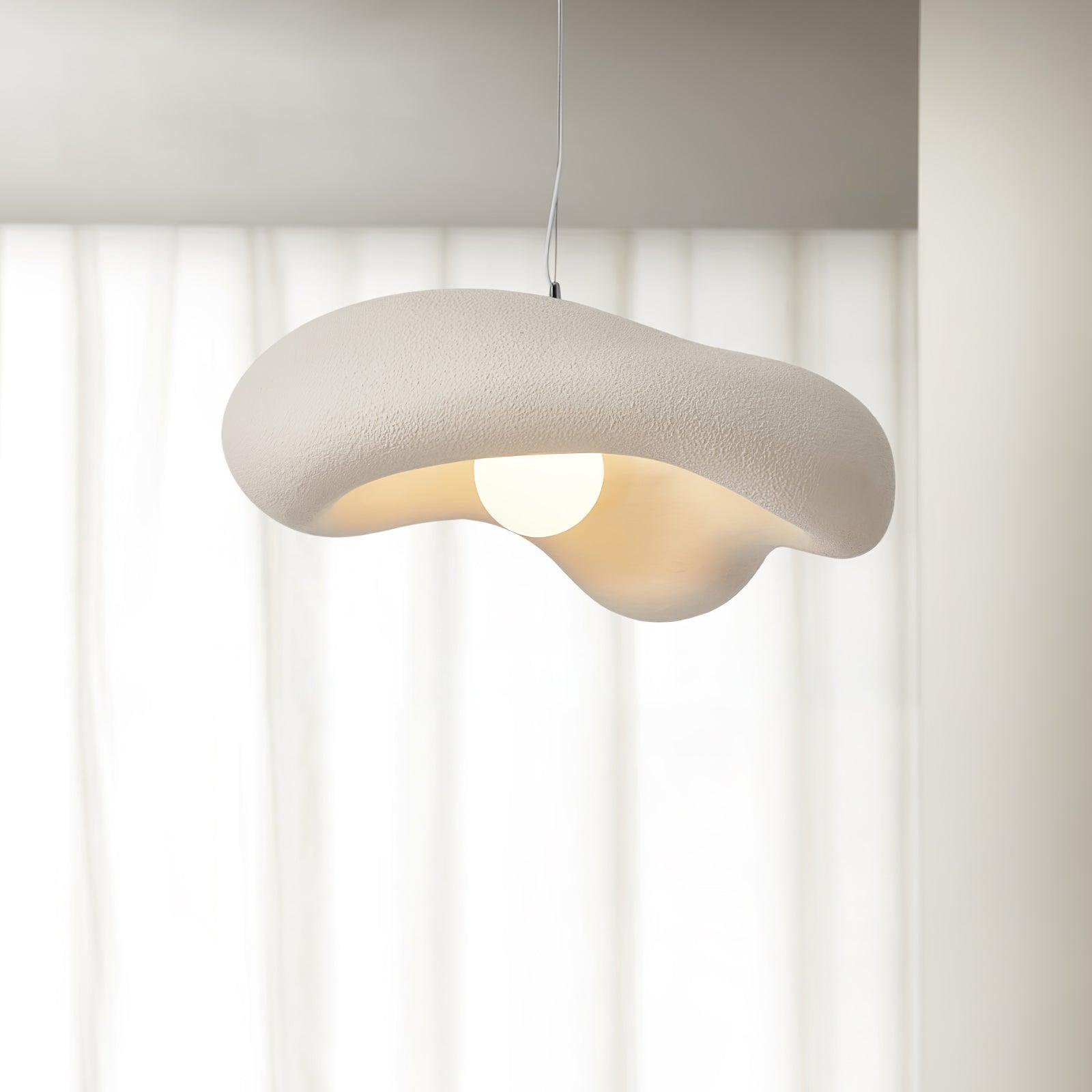 Avi Lámpara Colgante para Sala de Estar Estilo Wabi Sabi Natural