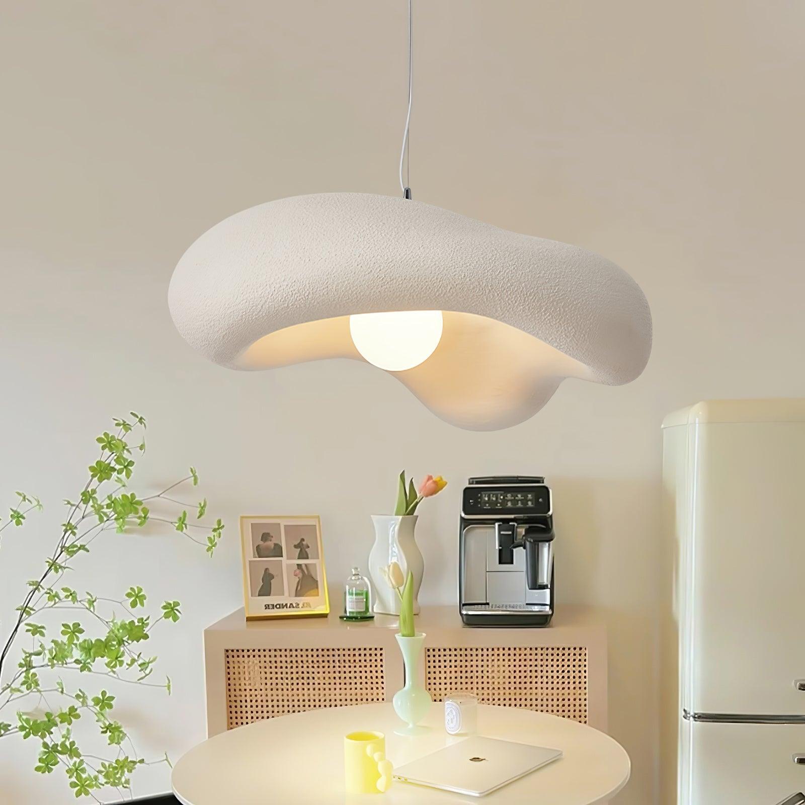 Avi Lámpara Colgante para Sala de Estar Estilo Wabi Sabi Natural