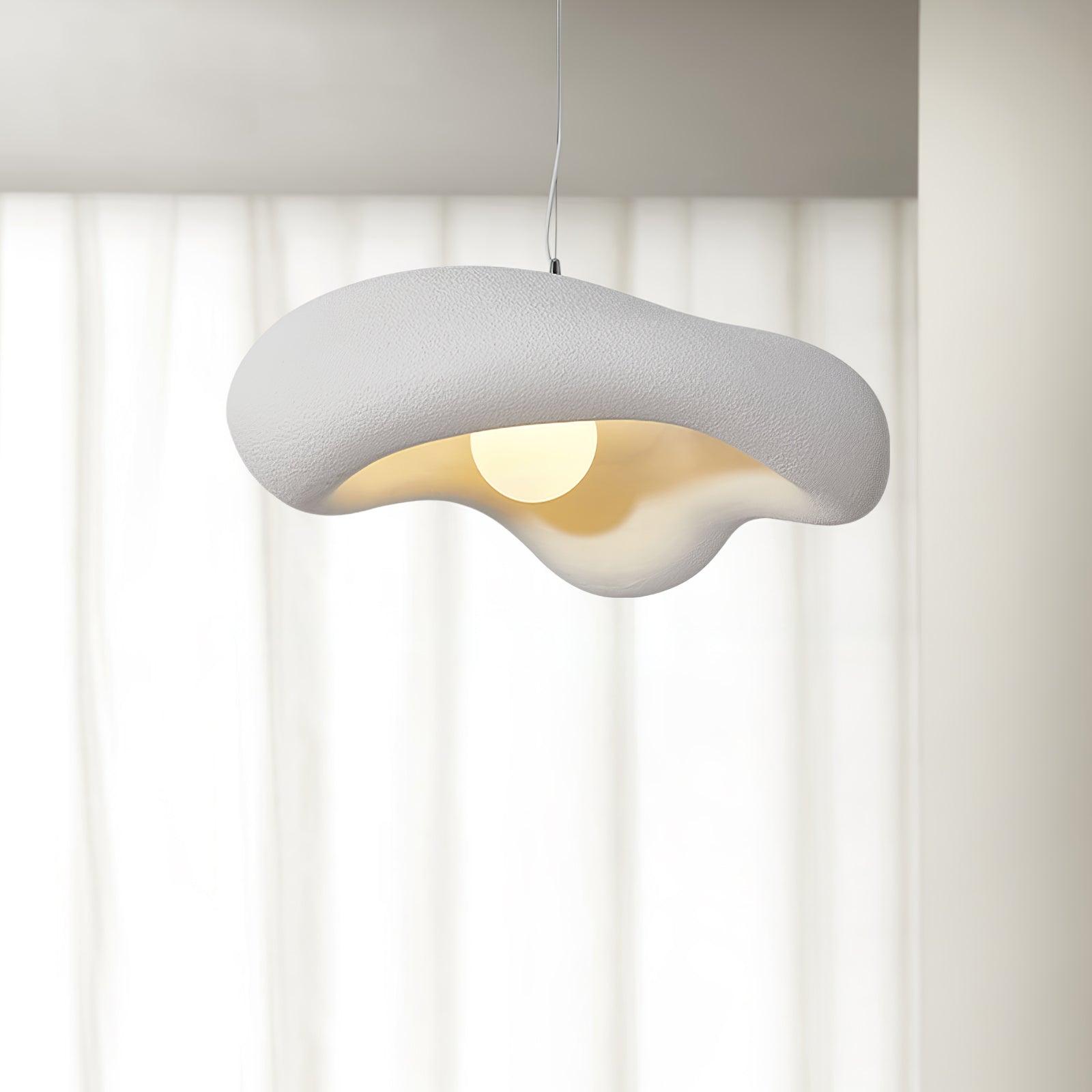 Avi Lámpara Colgante para Sala de Estar Estilo Wabi Sabi Natural