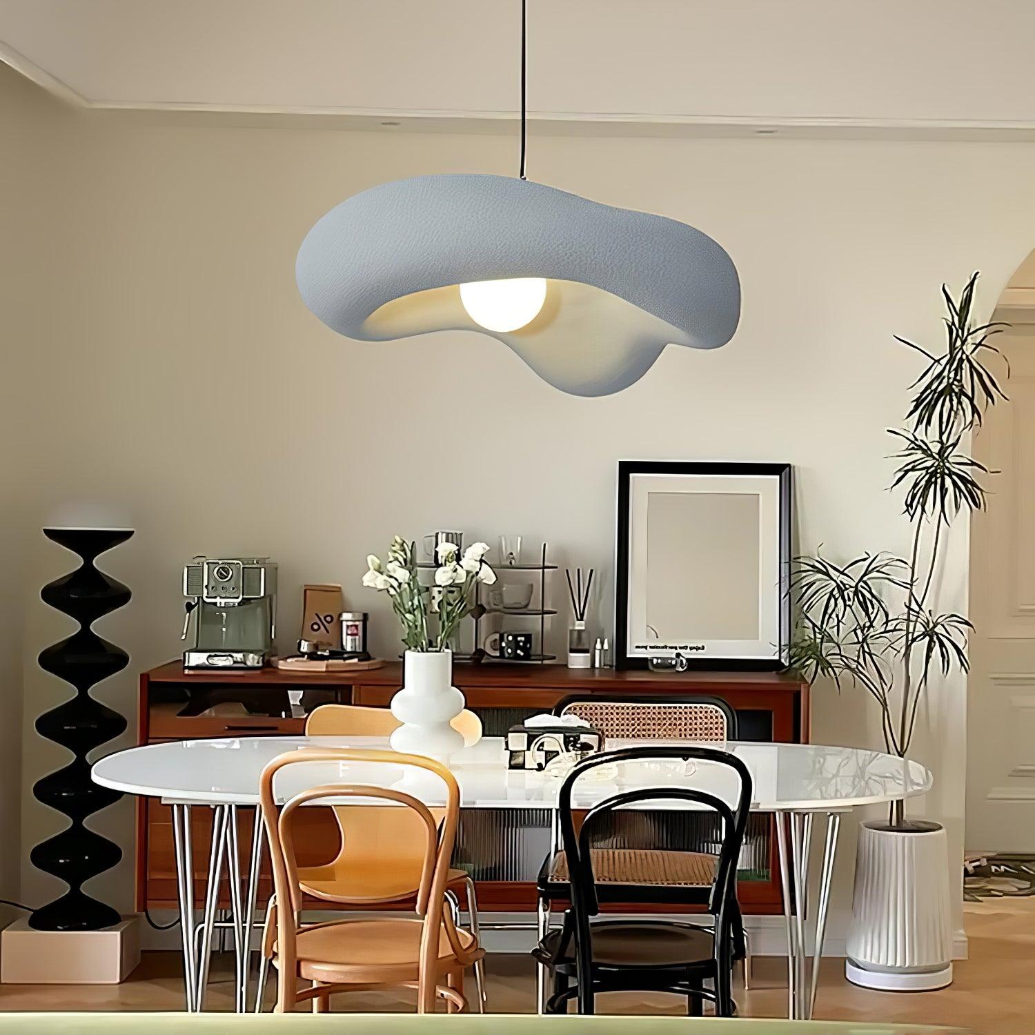 Avi Lámpara Colgante para Sala de Estar Estilo Wabi Sabi Natural