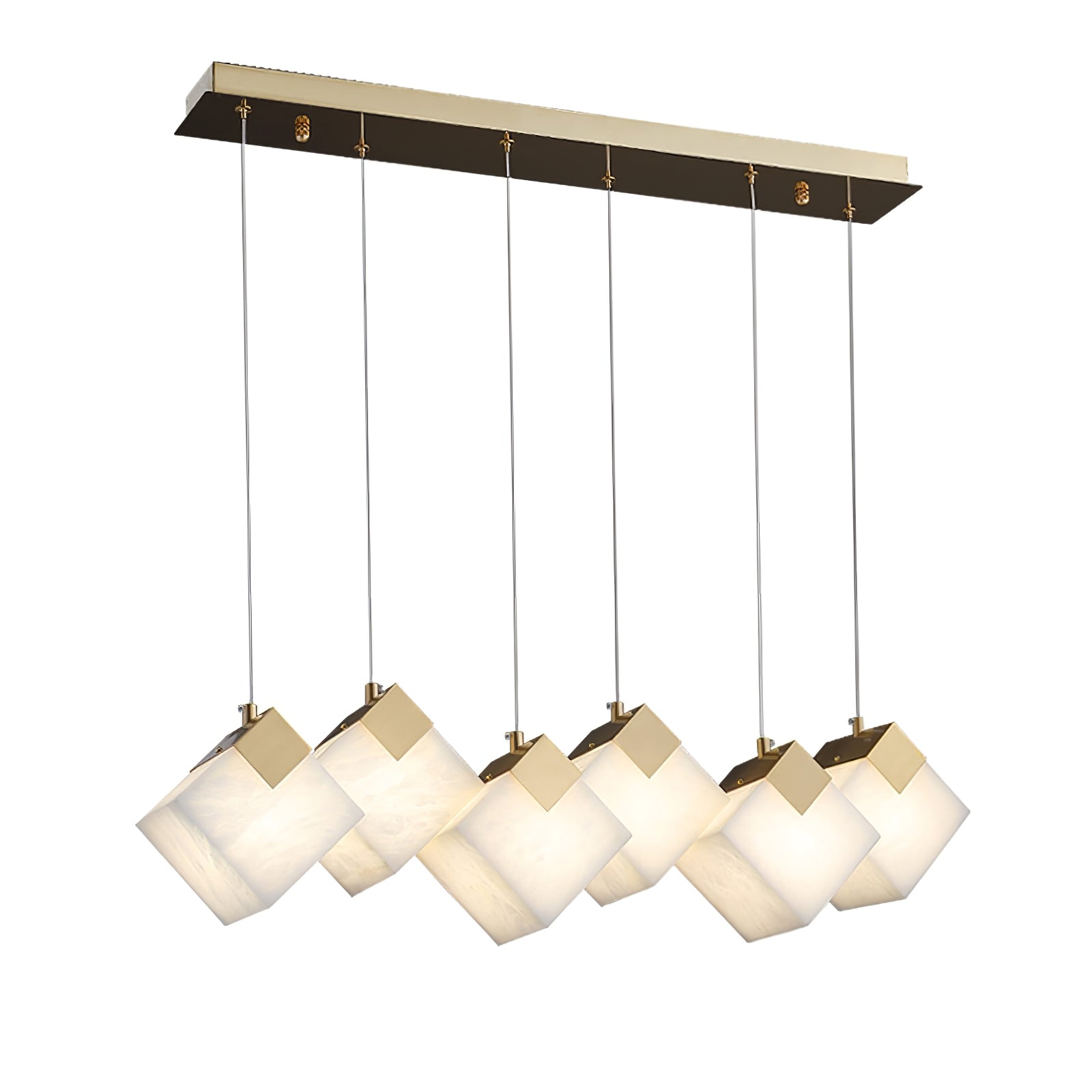 Vevariel Linear Alabaster Pendant Light - Letslighting