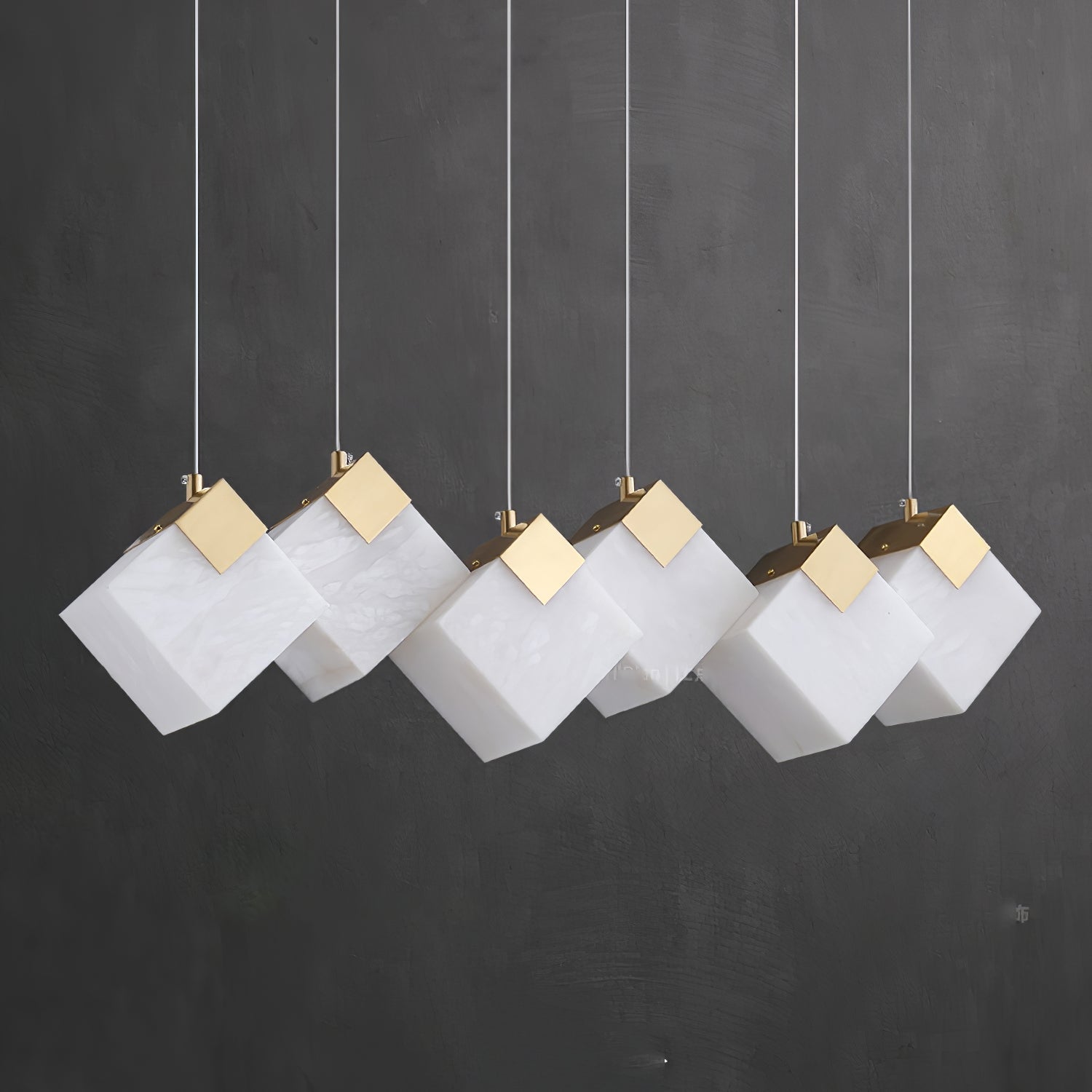 Vevariel Linear Alabaster Pendant Light - Letslighting